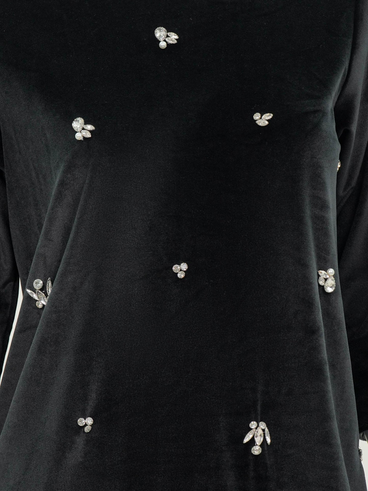 Velour Co-ord Set- Embellished