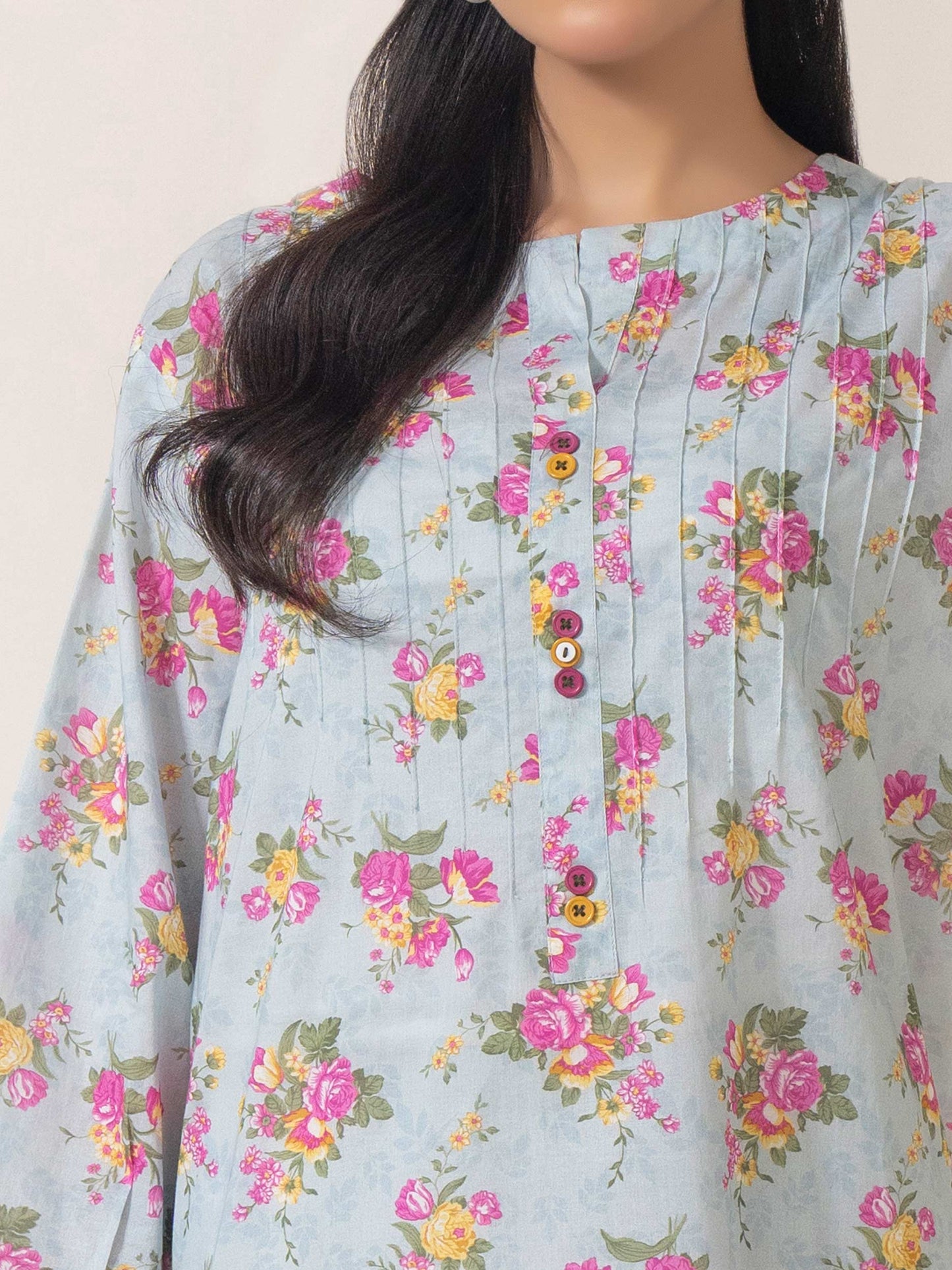 Lawn Shirt-Printed (Pret)