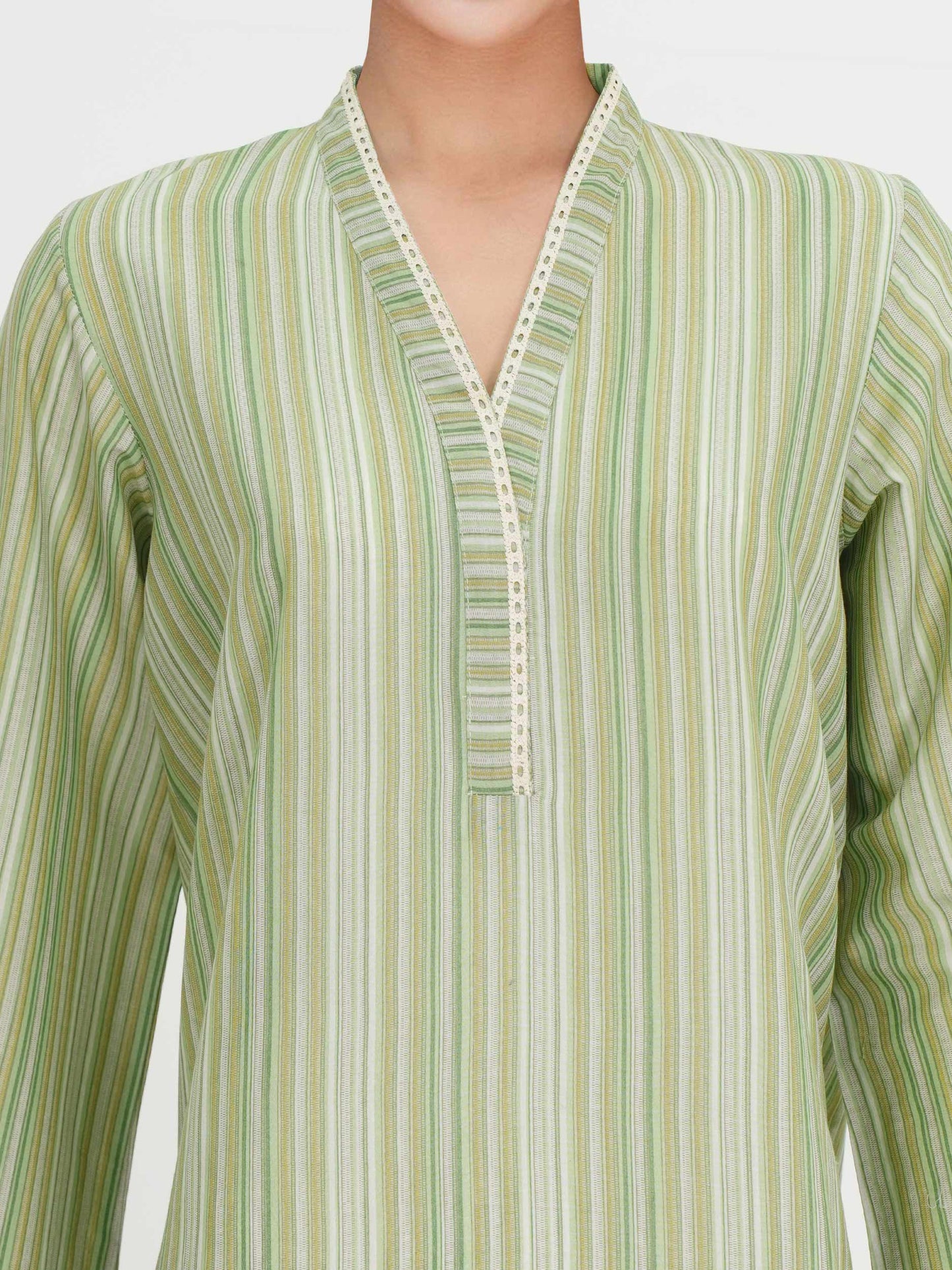 2 Piece Cambric Suit- Embroidered (Pret)