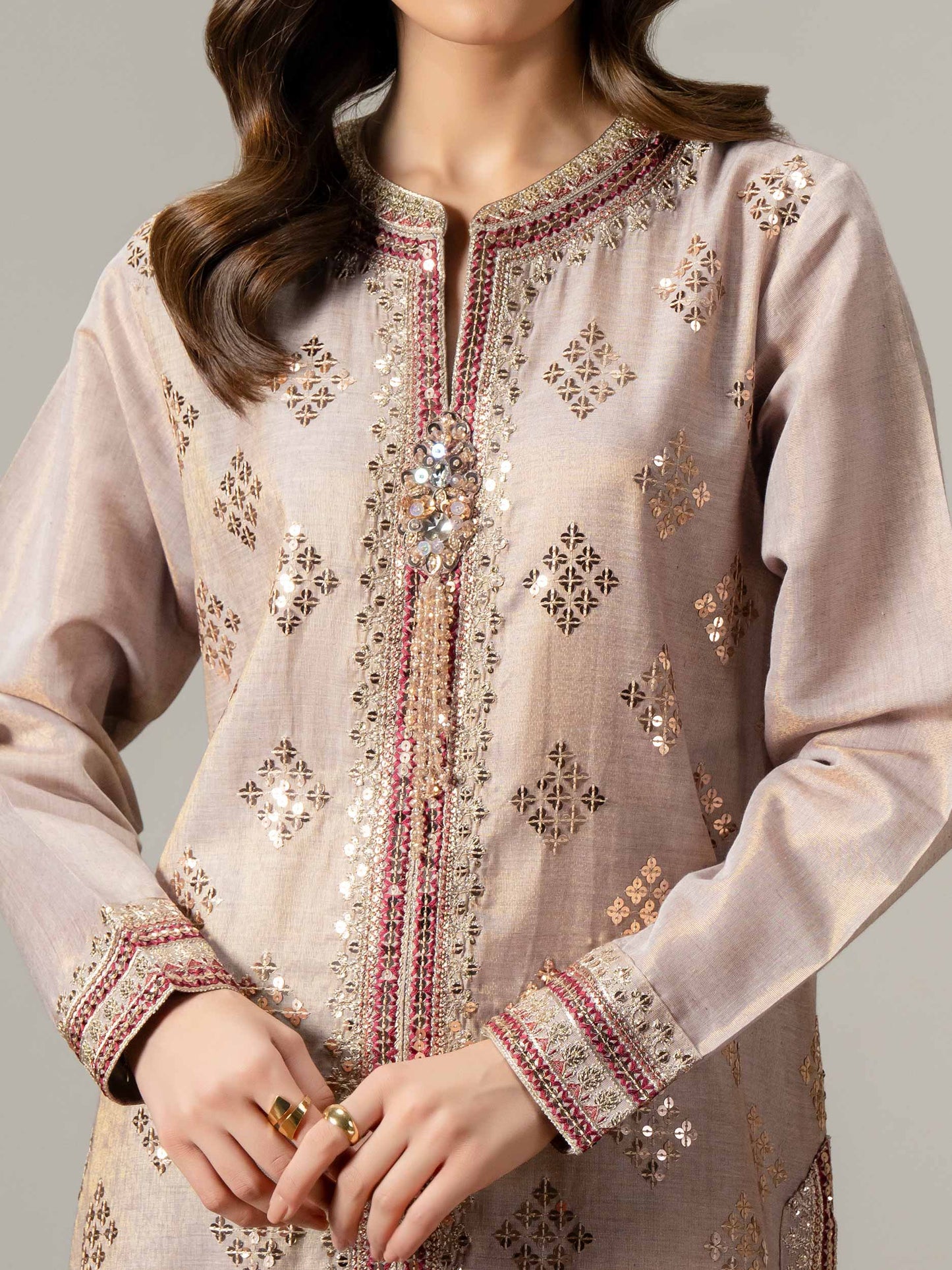 2 Piece Lawn Suit-Embroidered (Pret)