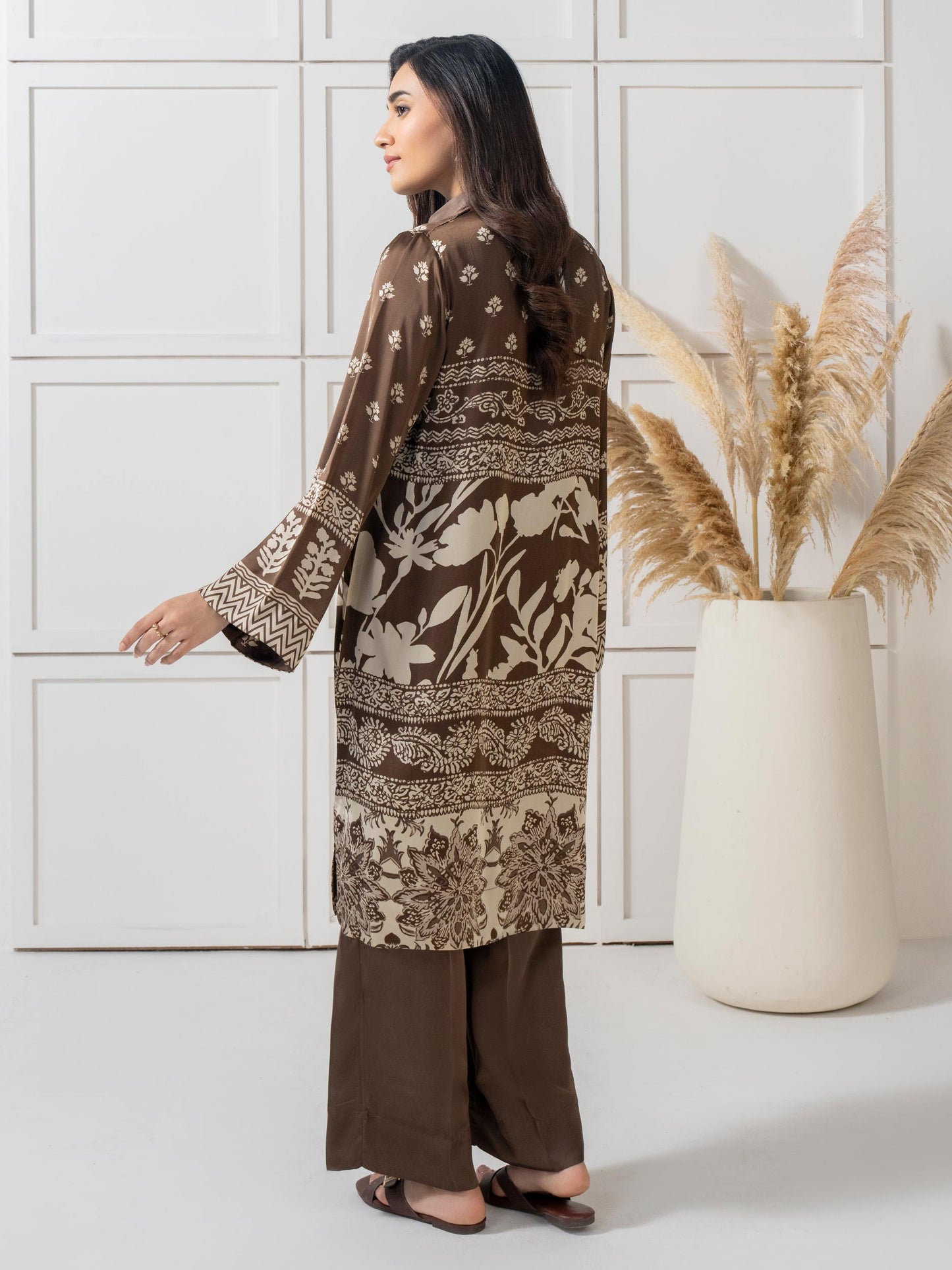 2 Piece Silk Suit Printed (Pret)