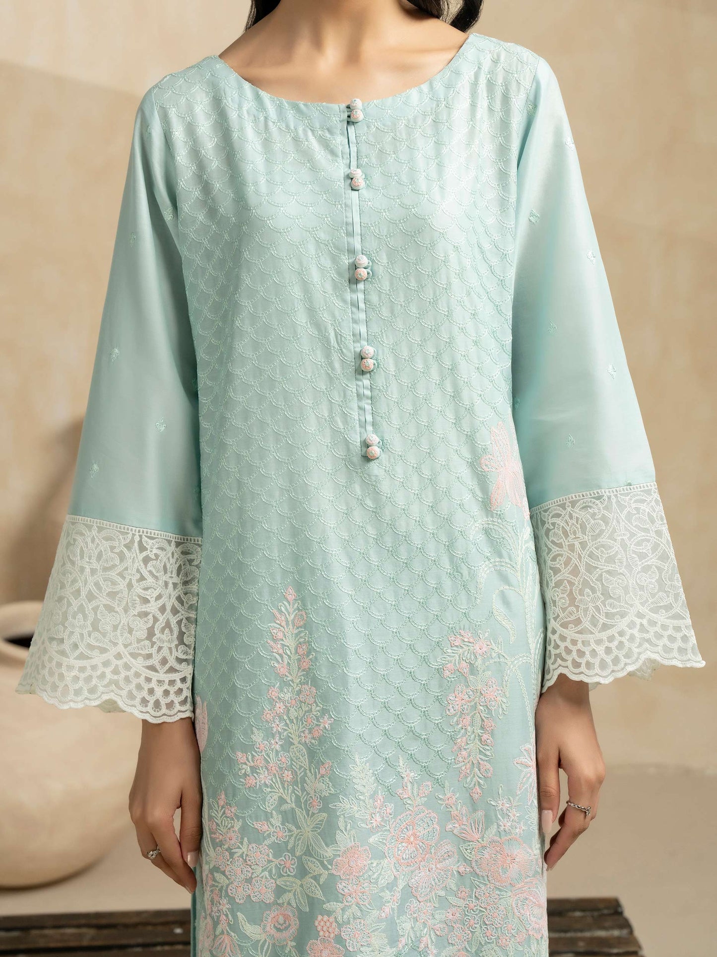 3 Piece Lawn Suit-Embroidered (Pret)