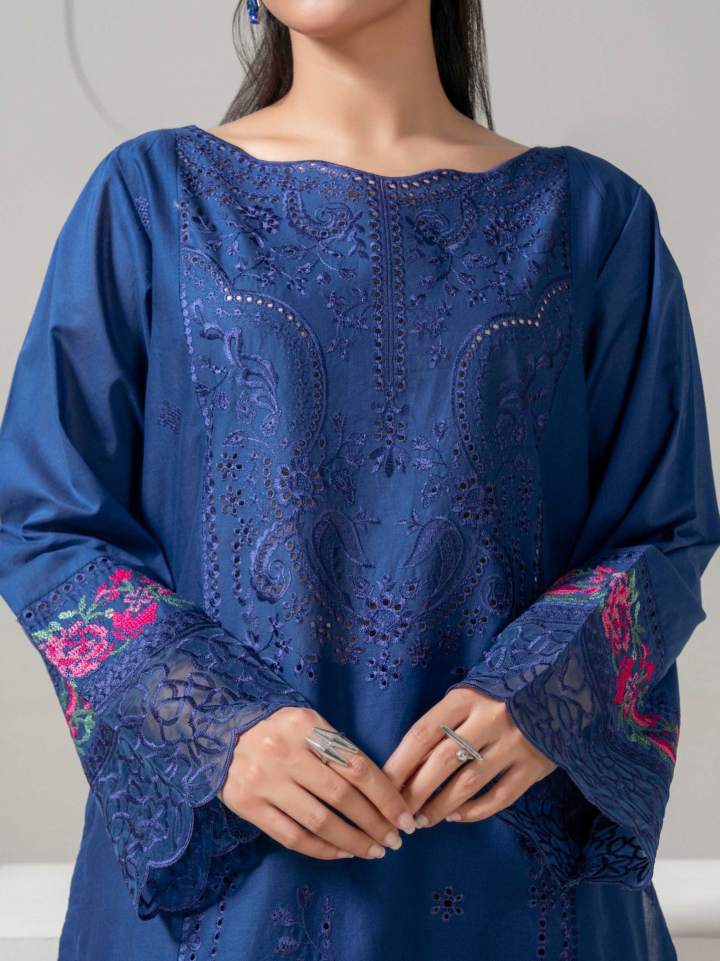 2 Piece Lawn Suit-Embroidered (Pret)