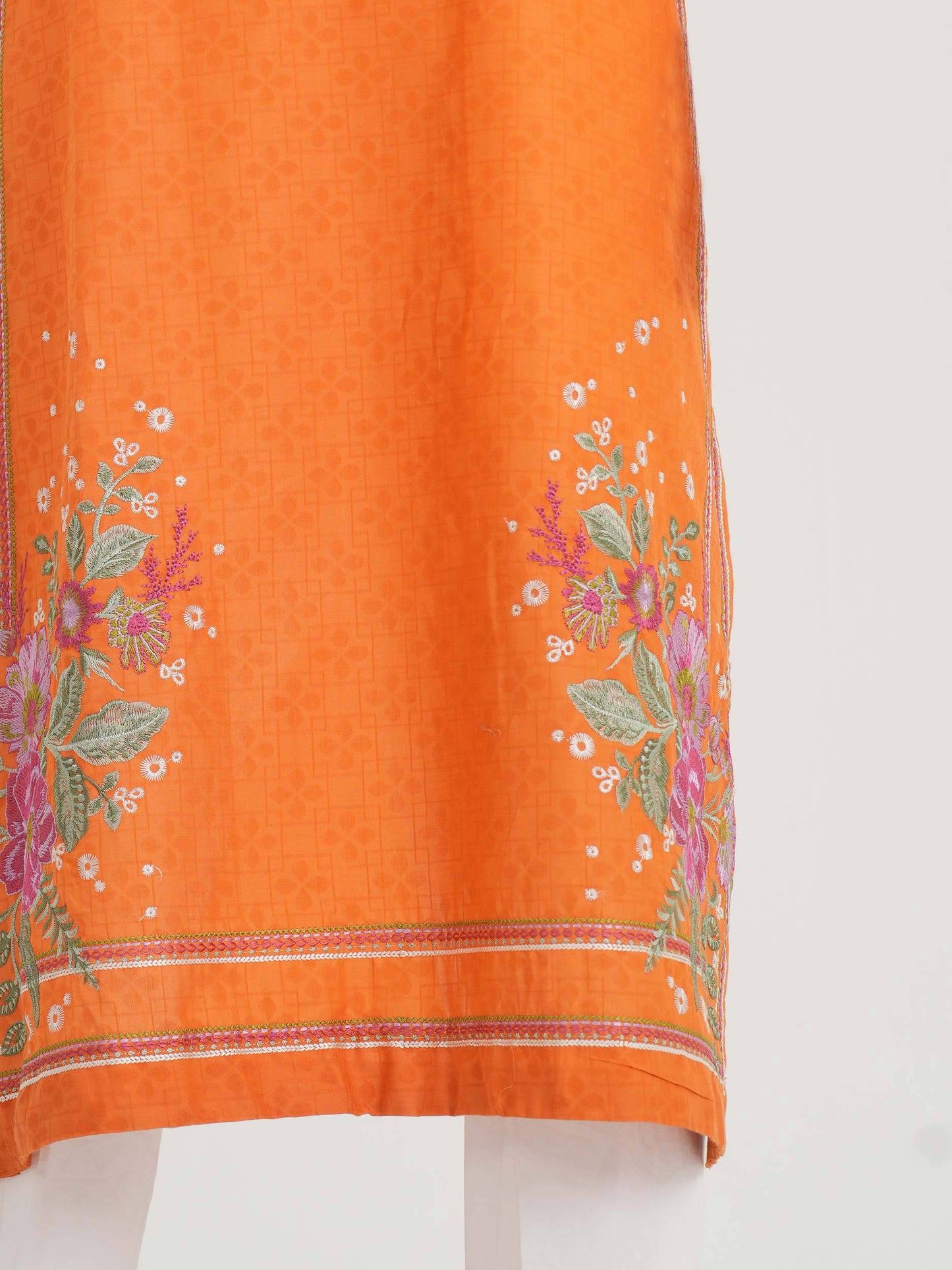 Self Jacquard Shirt-Embroidered (Pret)