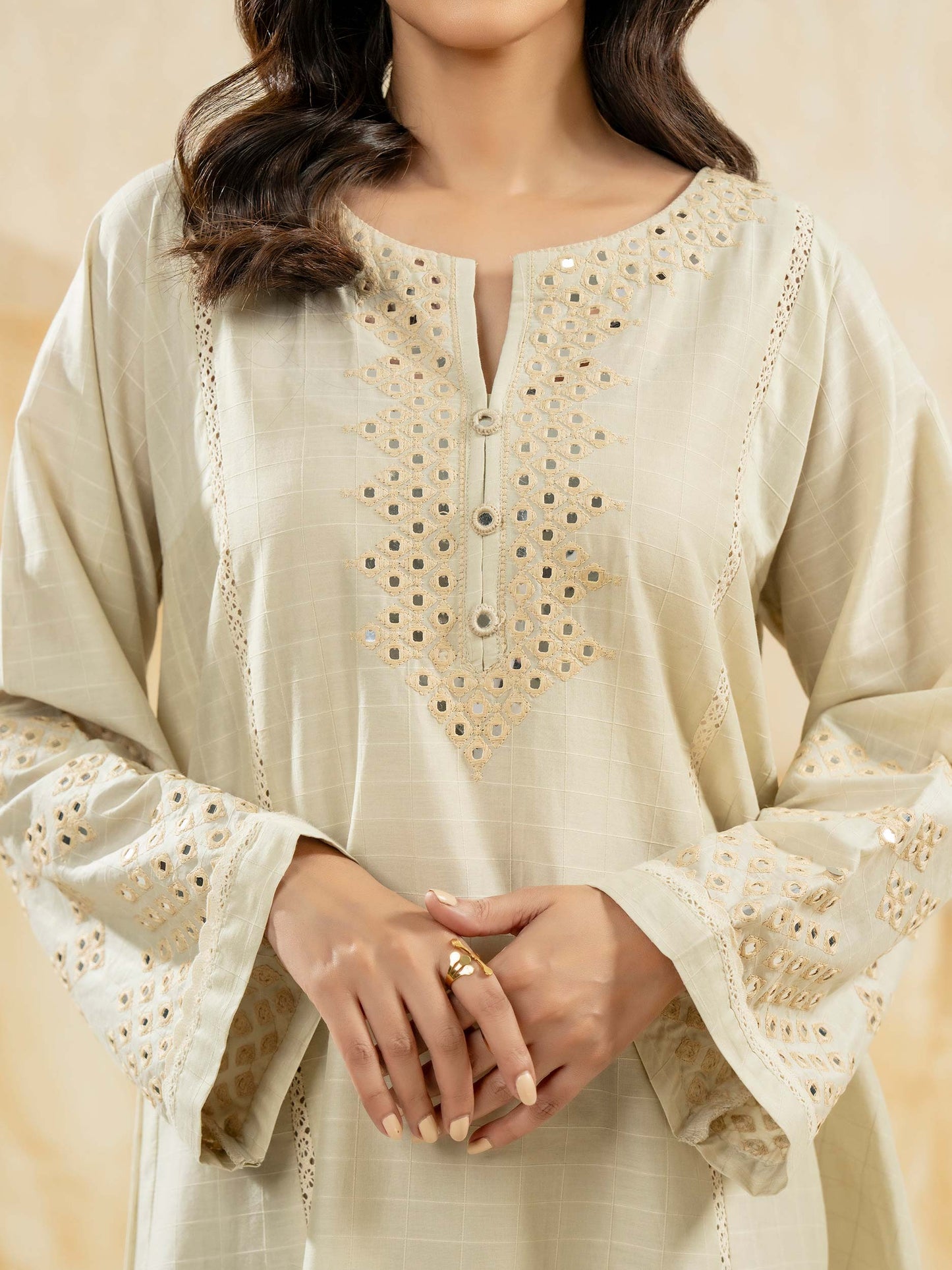 Lawn Shirt-Embroidered (Pret)