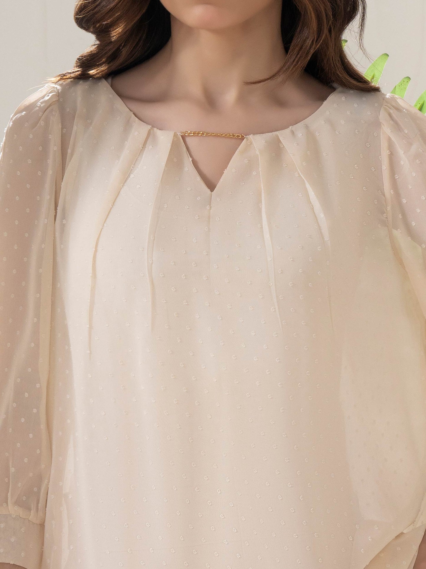 Dyed Chiffon Top (Pret)