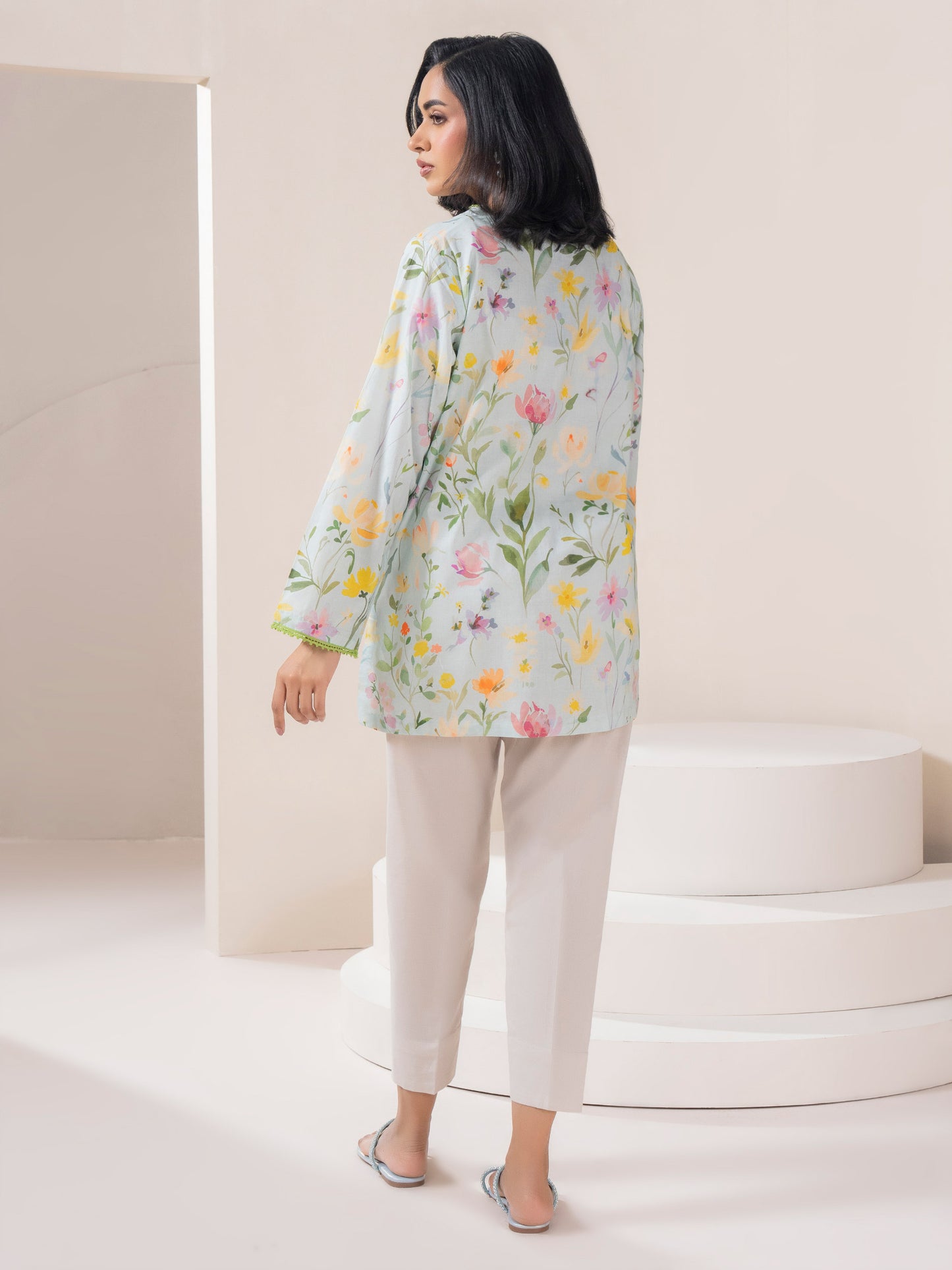 Lawn Top-Printed (Pret)