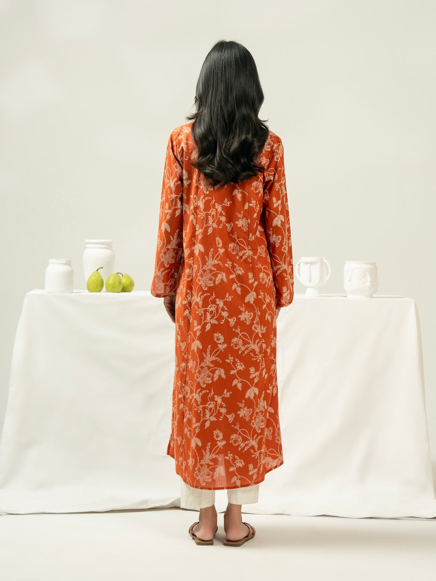 Lawn Shirt-Printed (Pret)