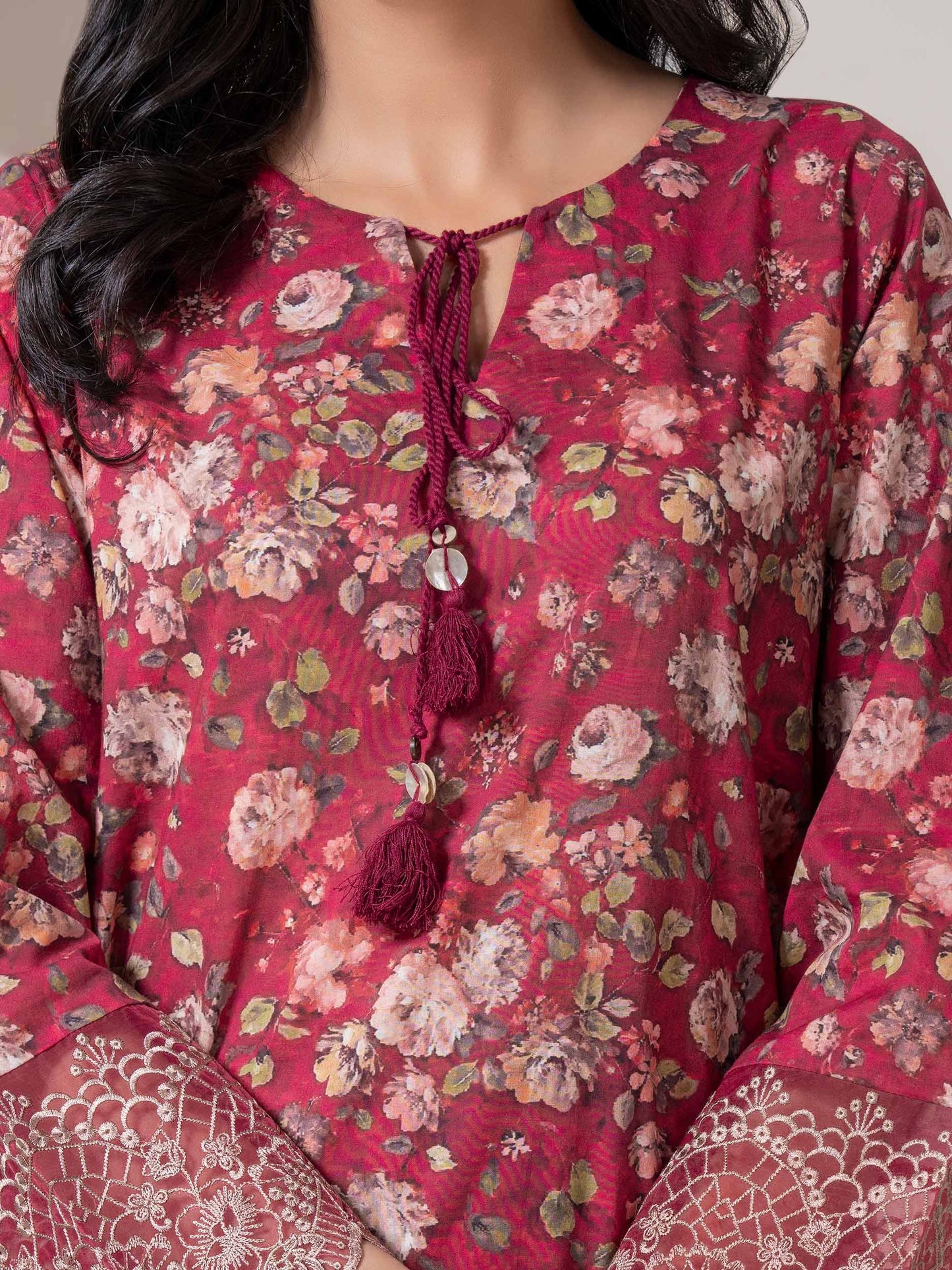 2 Piece Lawn Suit Embroidered (Pret)