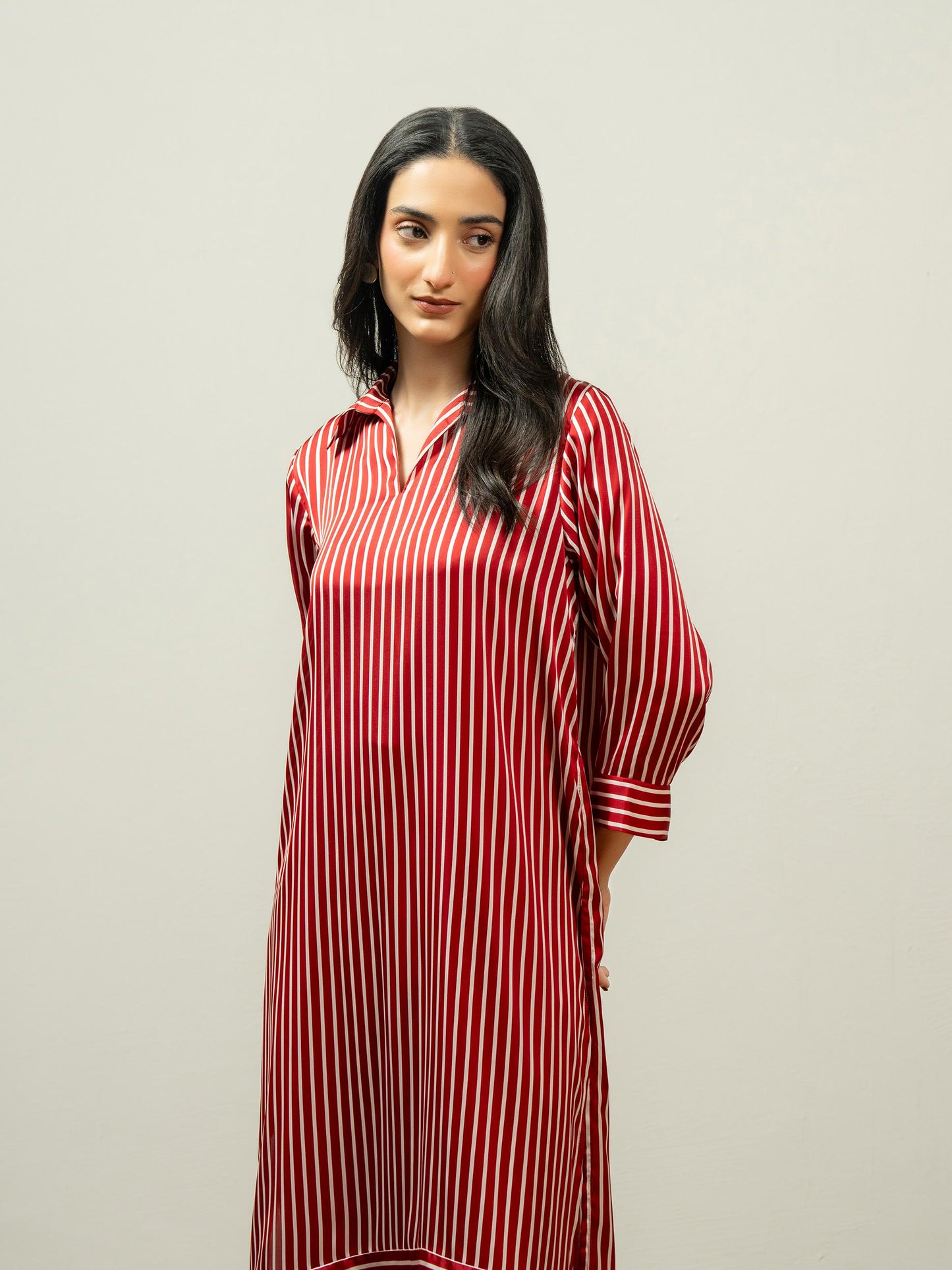 Silk Shirt-Printed (Pret)