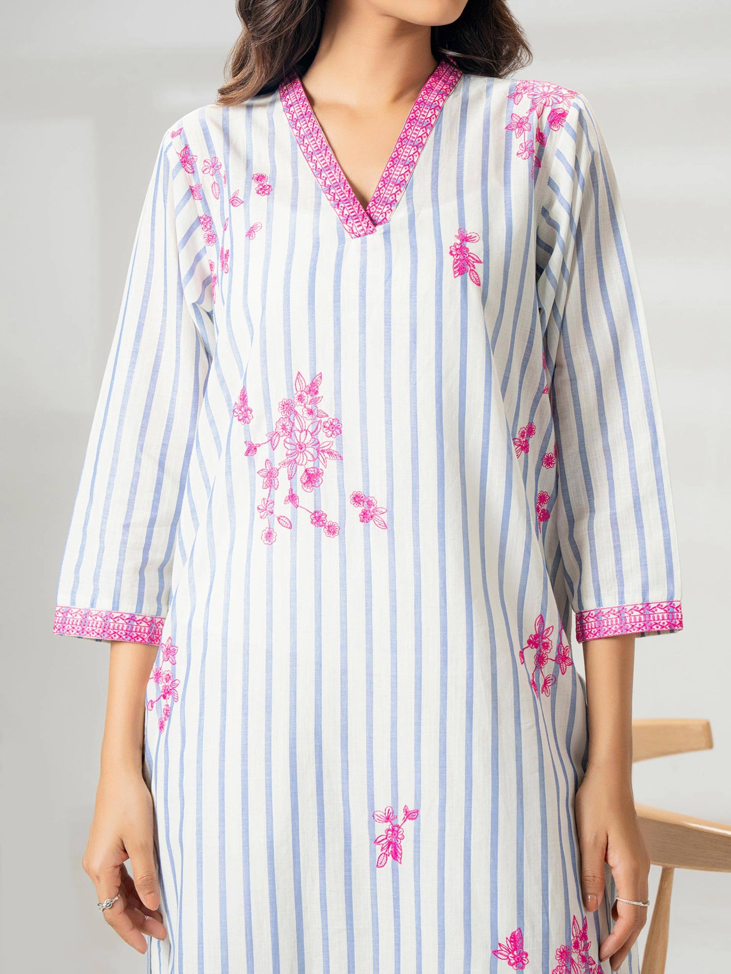 Yarn Dyed Shirt-Embroidered (Pret)