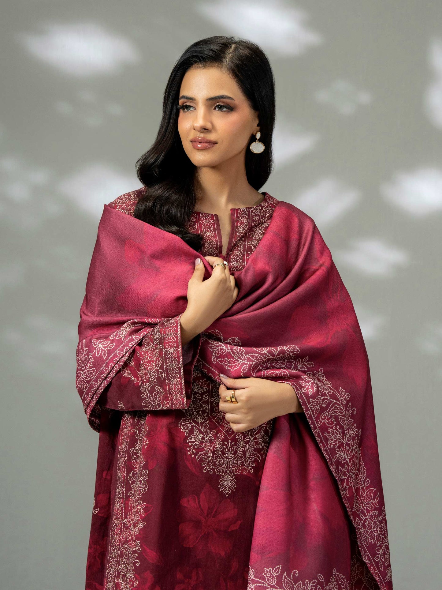 3-Piece Khaddar Suit (Pret)