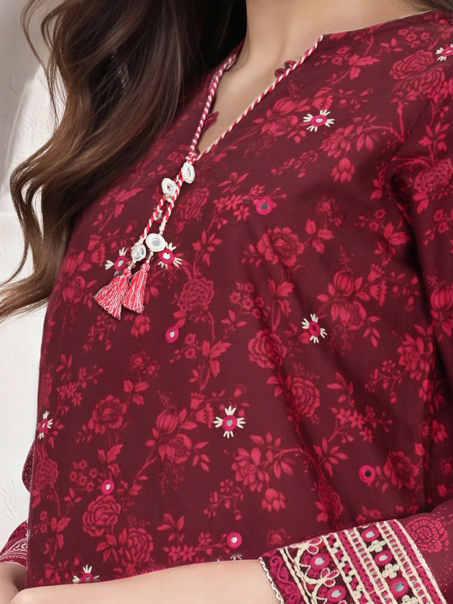 2 Piece Lawn Suit- Embroidered (Pret)