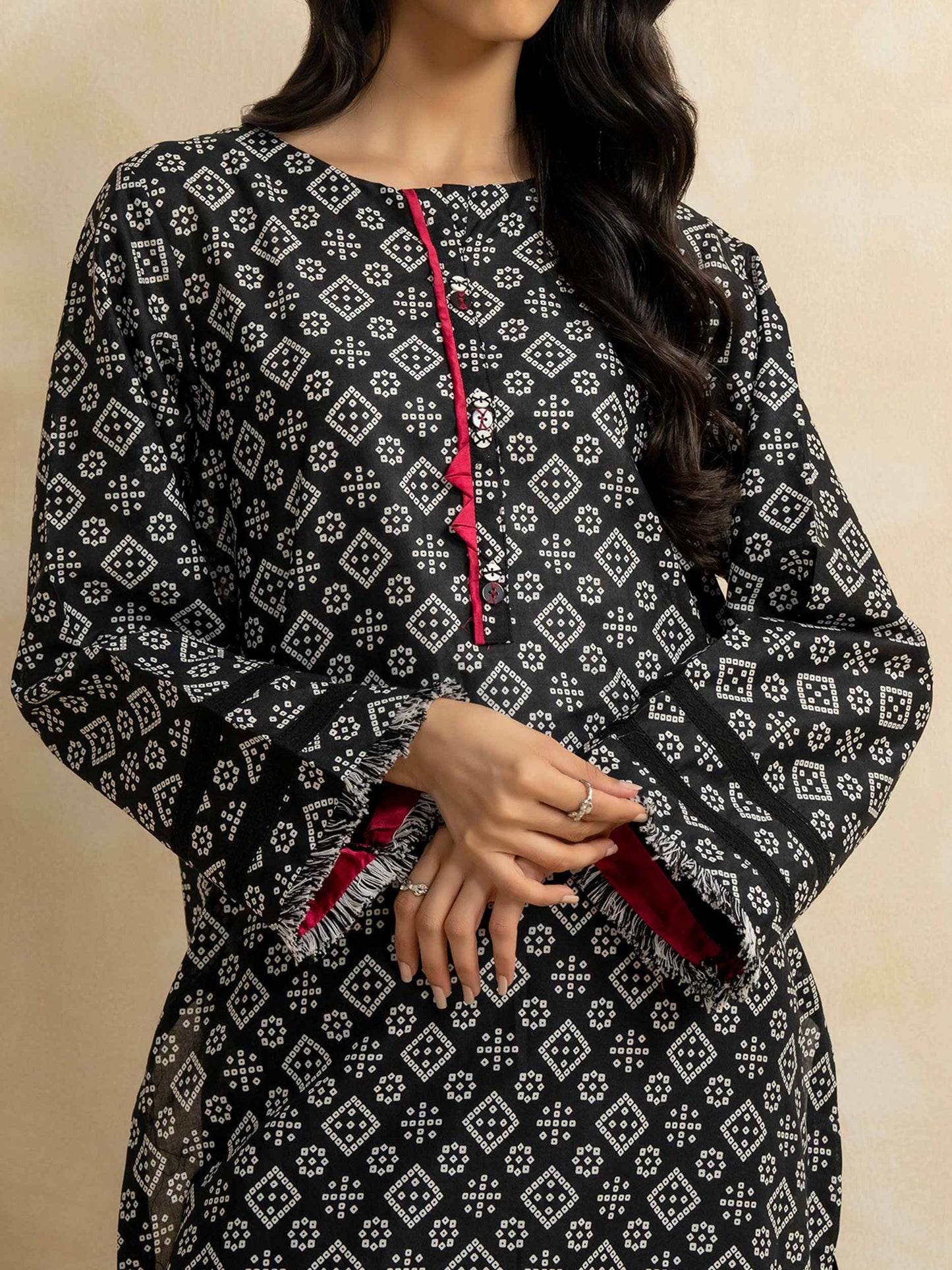 Lawn Shirt-Printed (Pret)