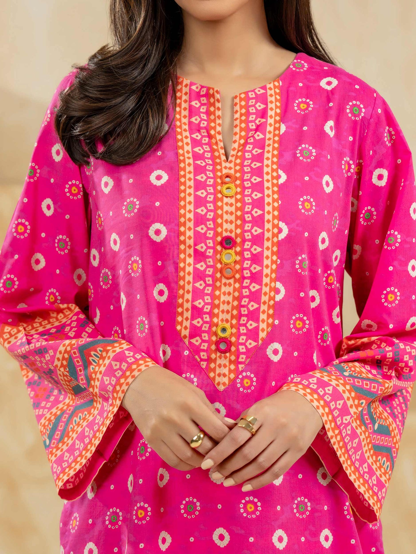 2 Piece Cotton Suit-Printed (Pret)