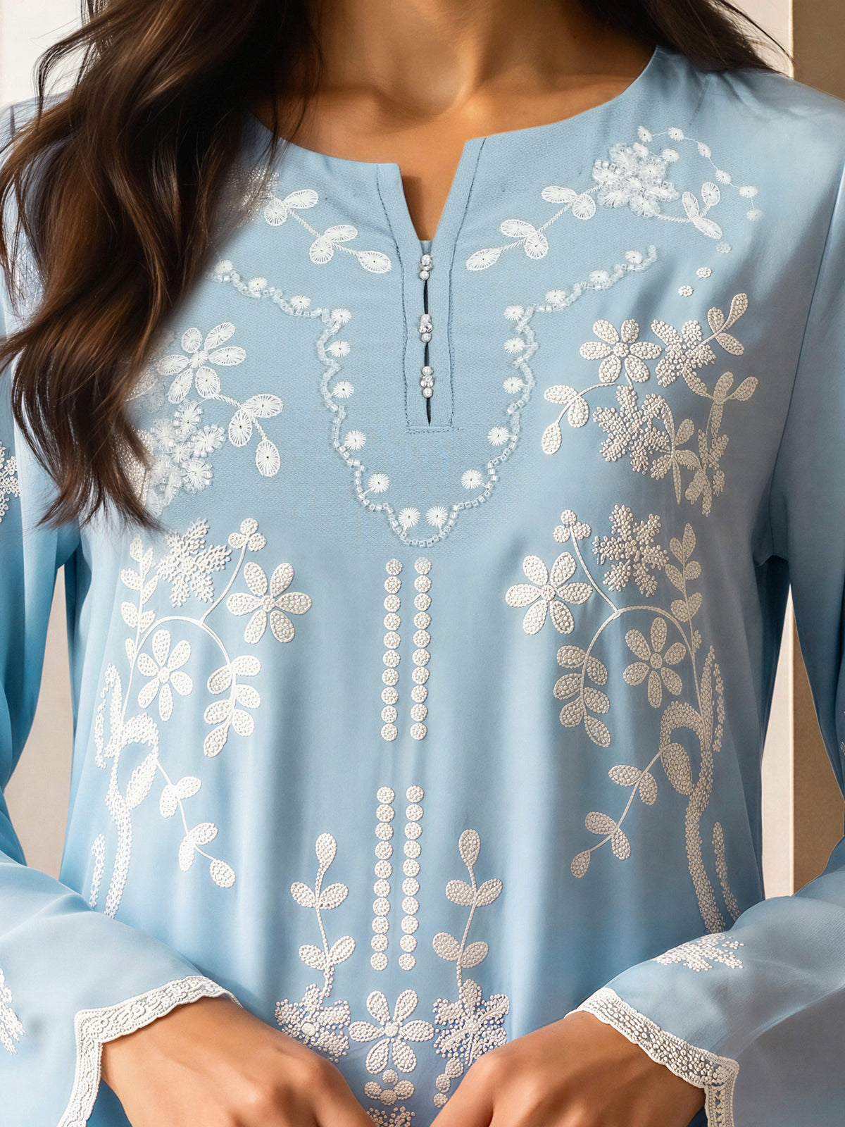 2 Piece Grip Winter Suit- Embroidered (Pret)