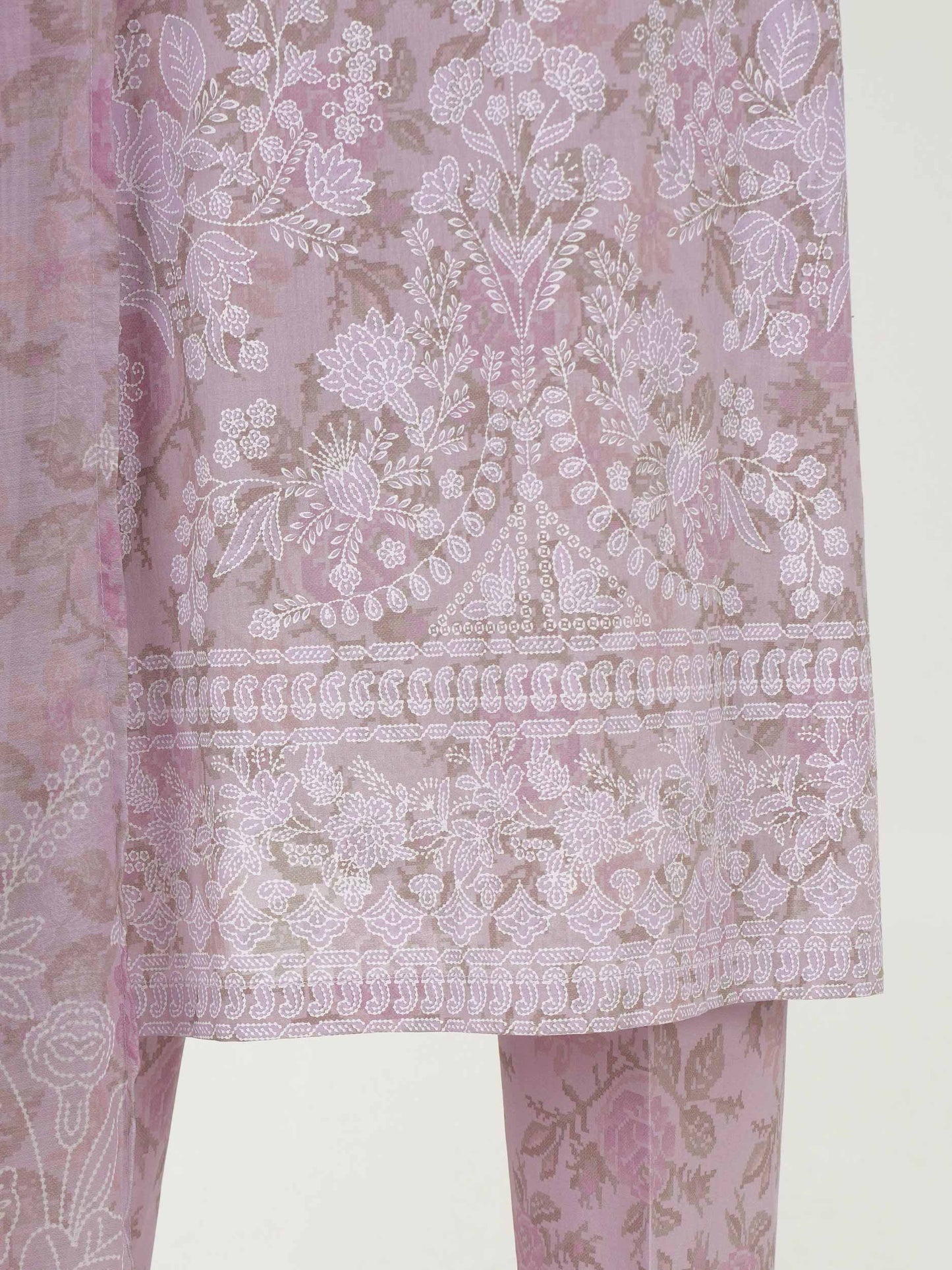 3 Piece Lawn Suit- Printed (Pret)