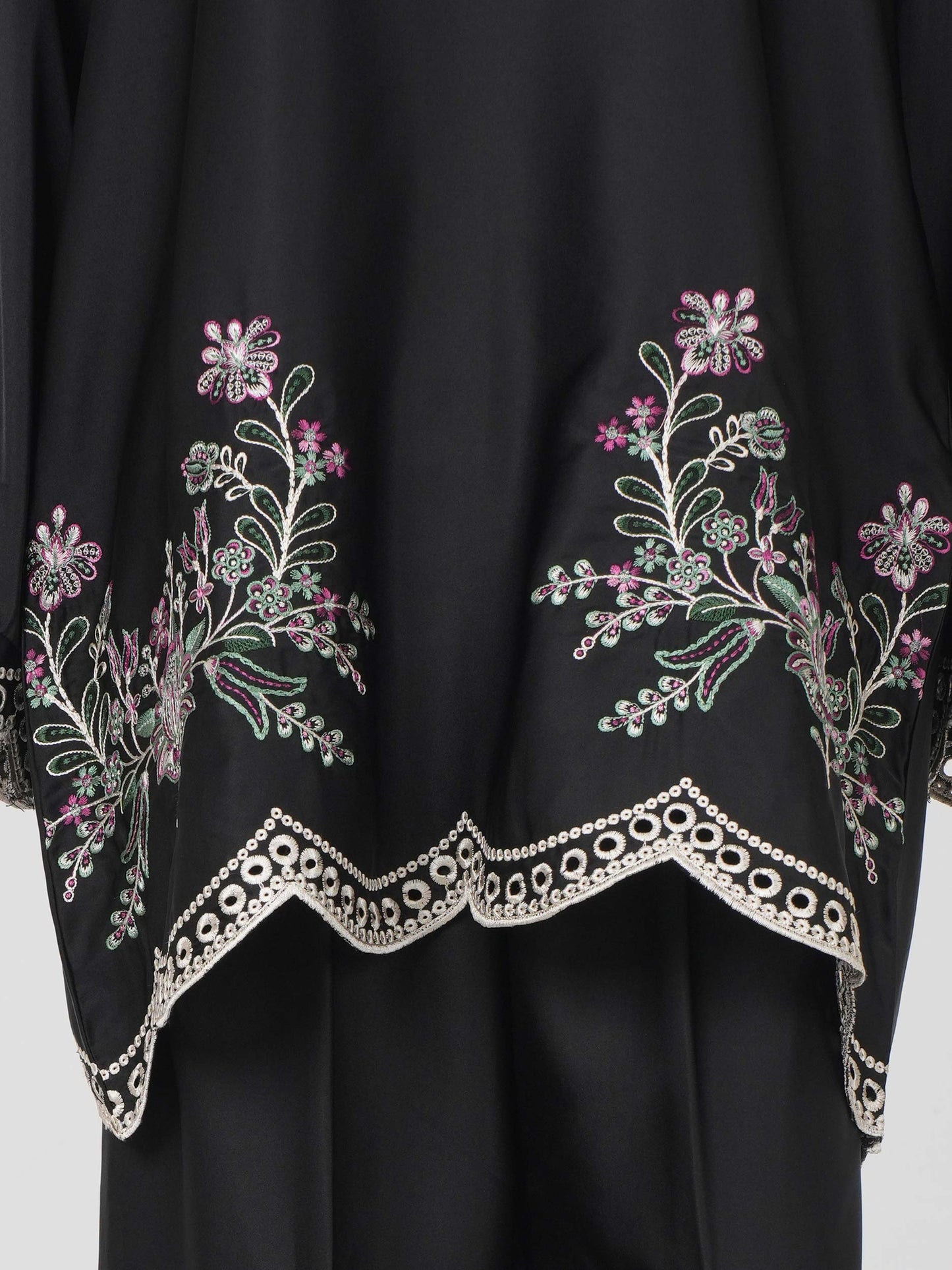 Silk Co-ord Set- Embroidered