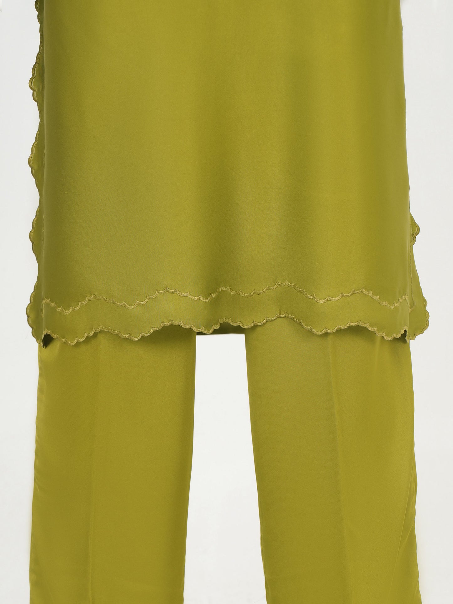 2 Piece Silk Suit- Embellished (Pret)