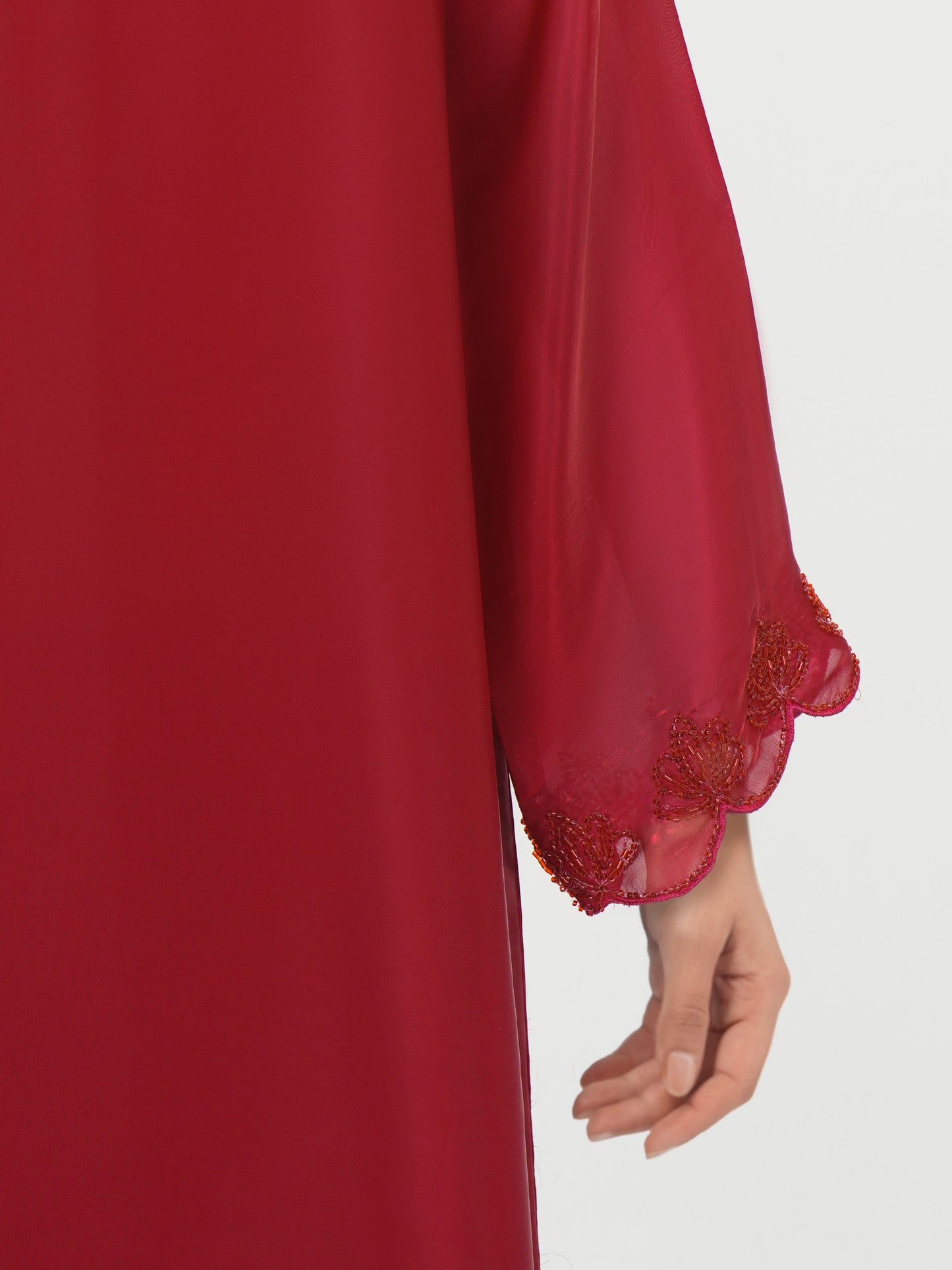 2 Piece Silk Suit- Embellished (Pret)