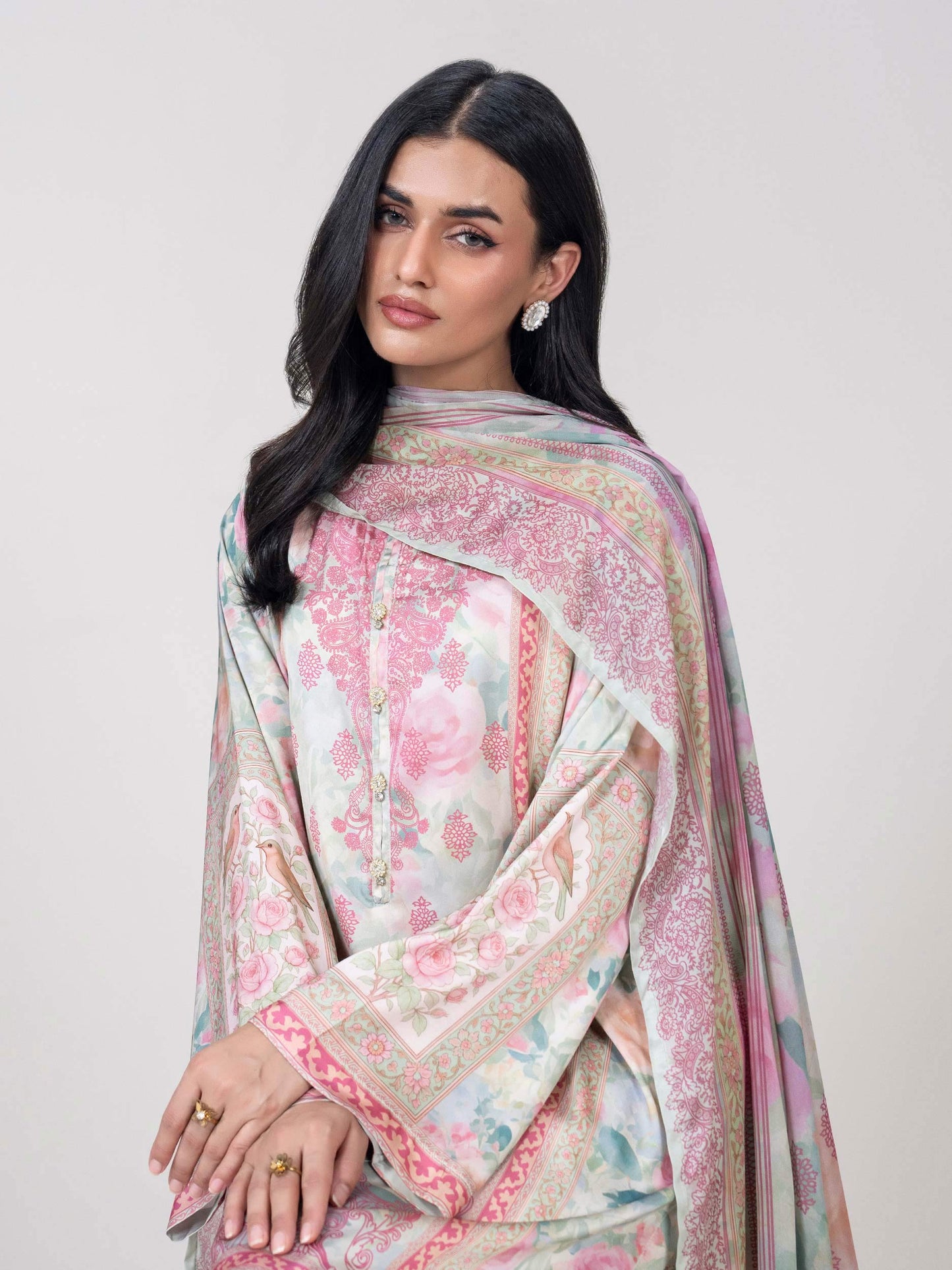 3 Piece Silk Suit (Pret)