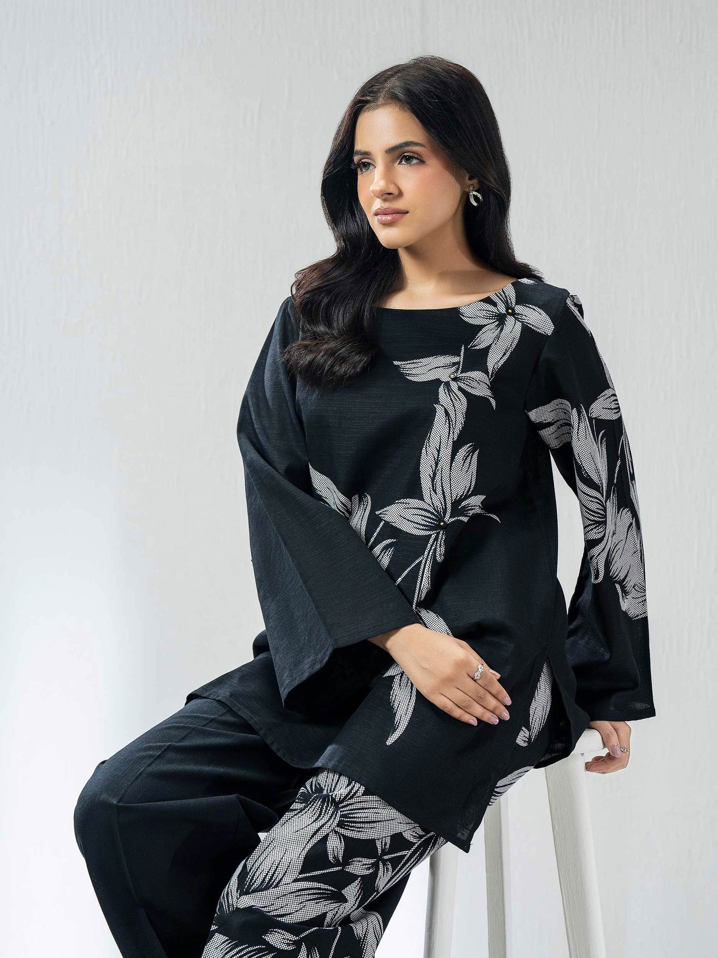 Slub Khaddar Co-ord Set