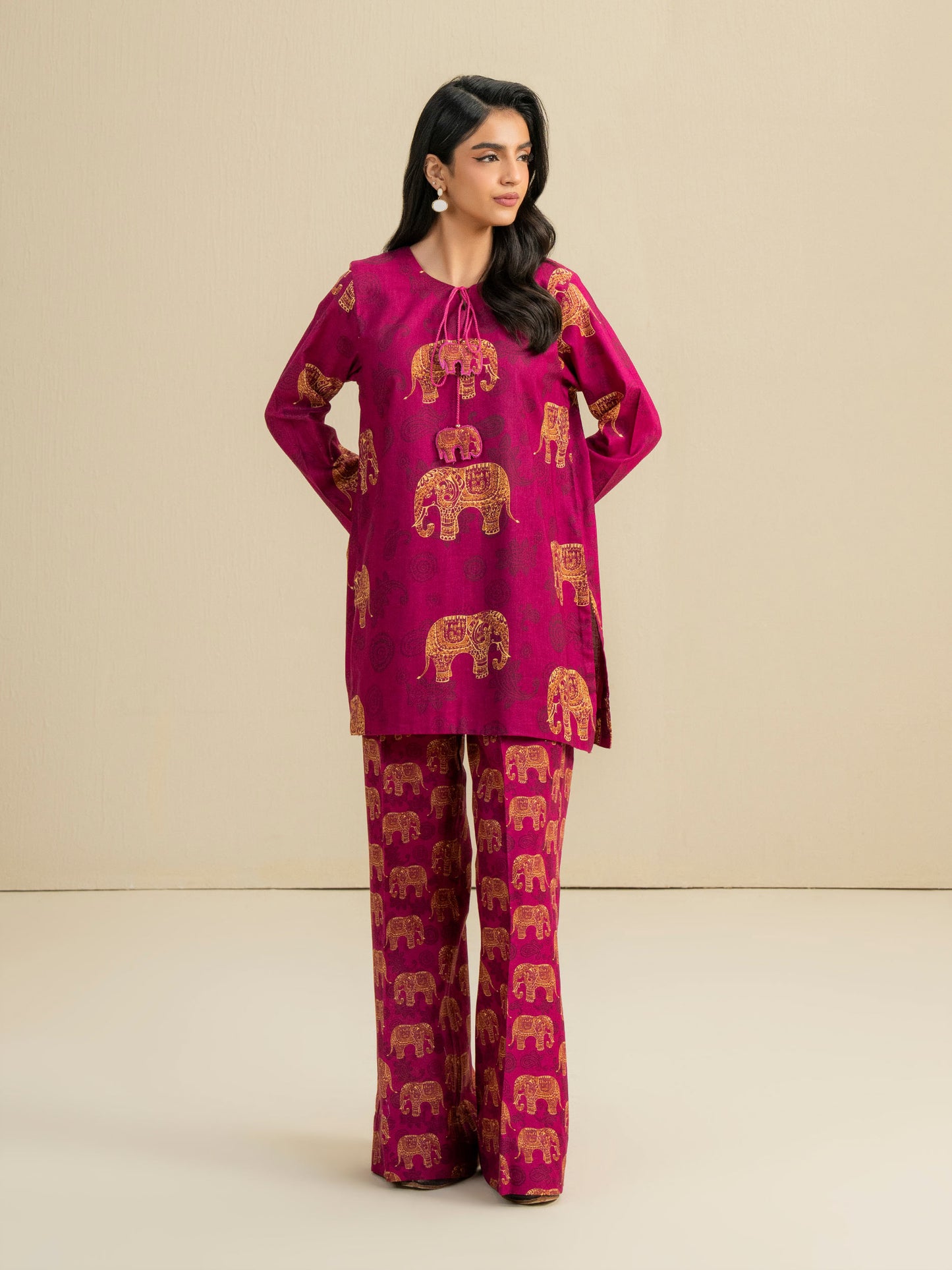 2 Piece Khaddar Suit-Printed (Pret)