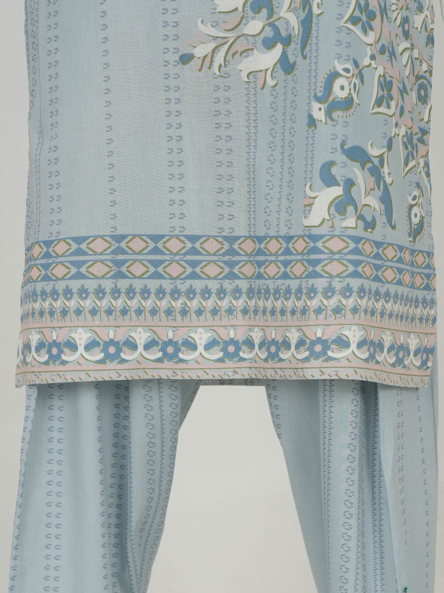 2 Piece Cambric Suit- Embroidered (Pret)