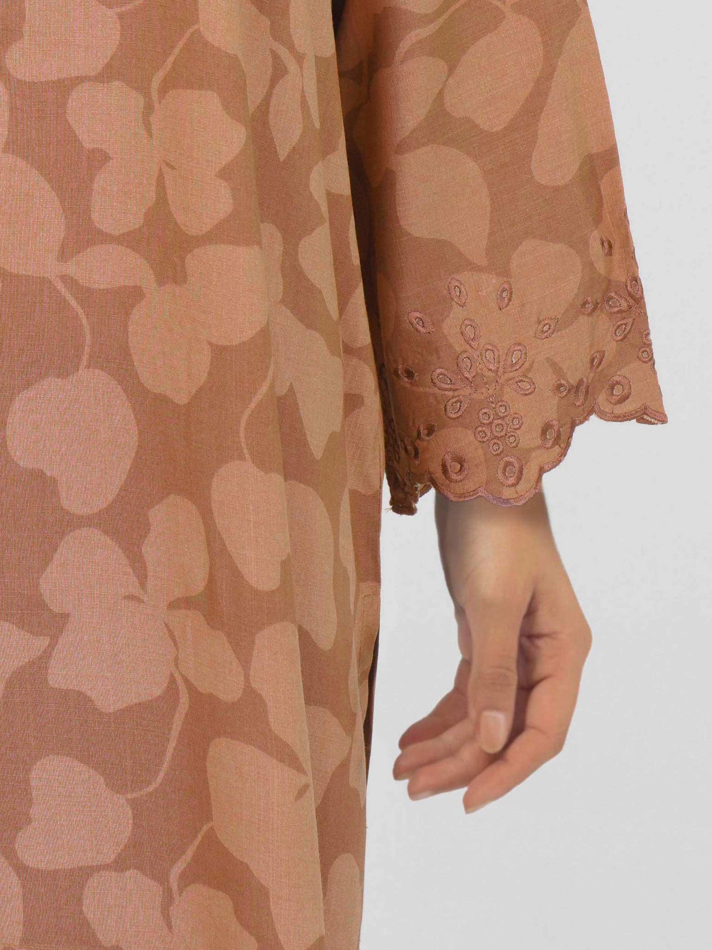 Viscose Slub Co-ord set- Embroidered