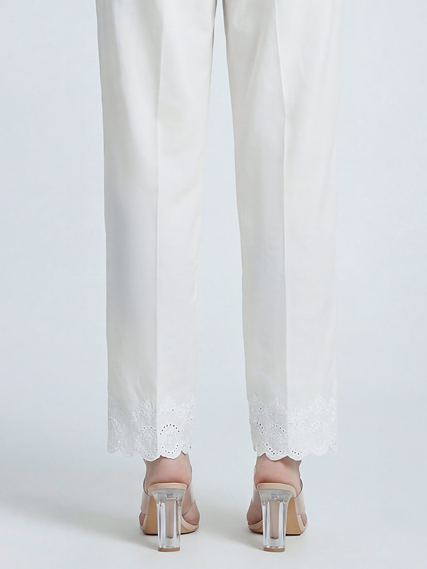 Cambric Trousers- Embroidered (Pret)