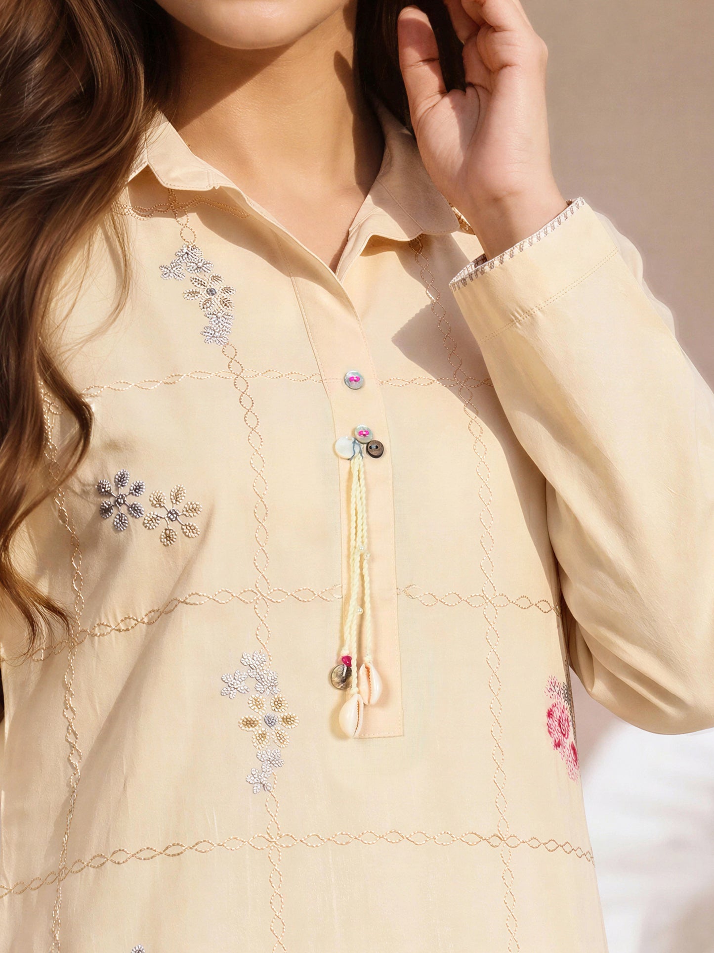 2 Piece Lawn Suit- Embroidered (Pret)