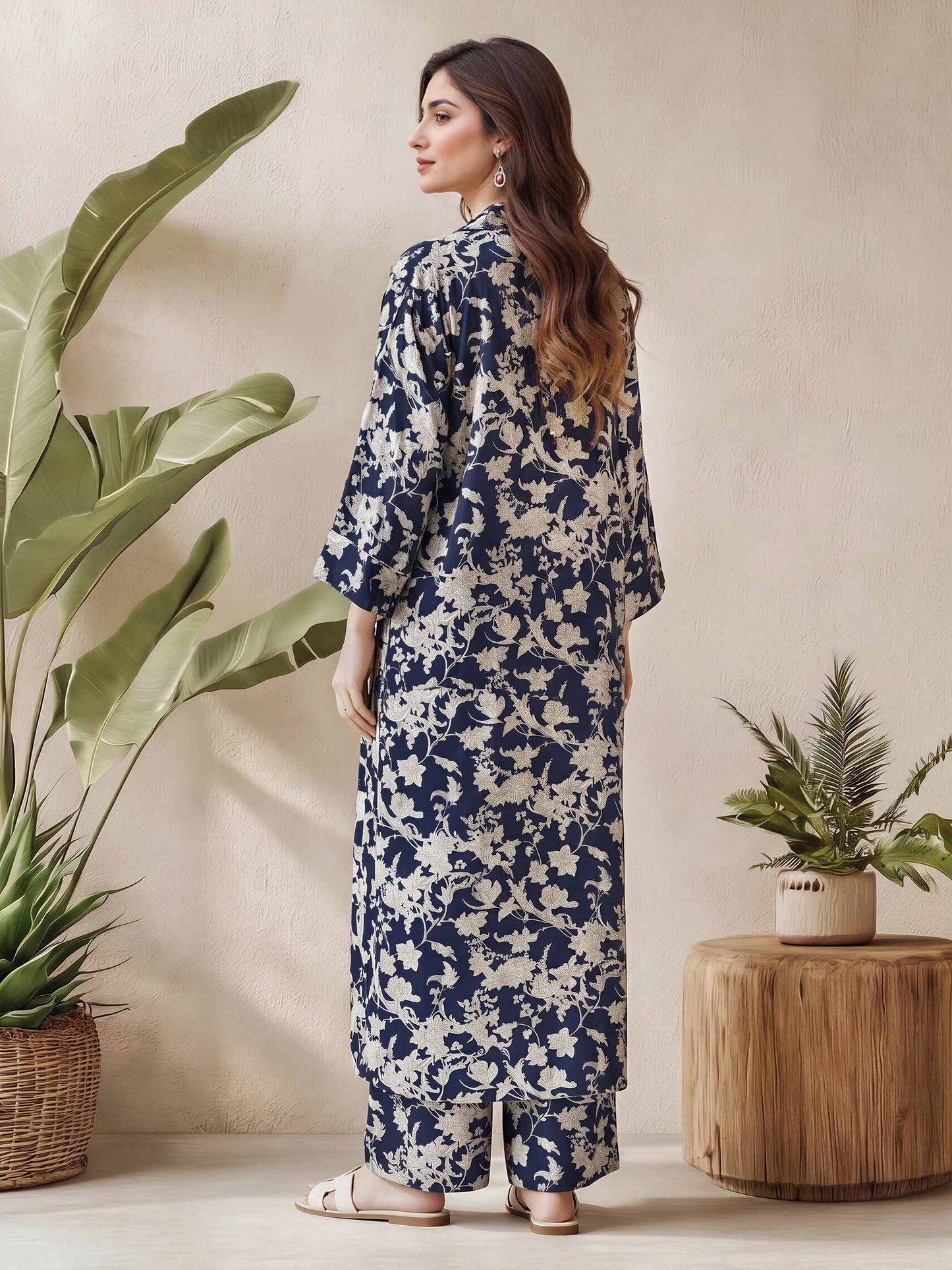 2 Piece Silk Suit (Pret)