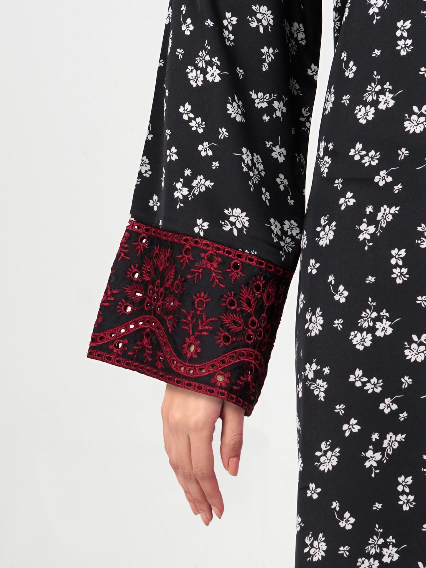 2 Piece Silk Suit- Embroidered (Pret)