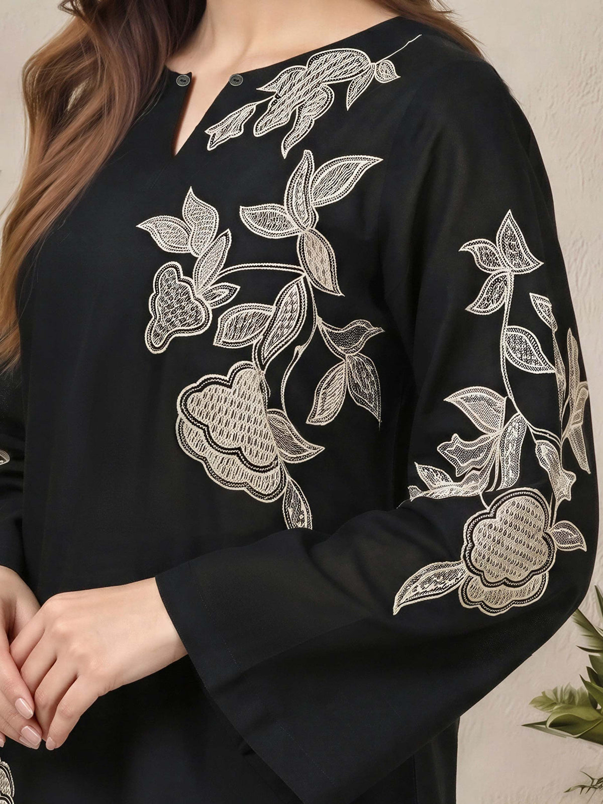 2 Piece Lawn Suit- Embroidered (Pret)