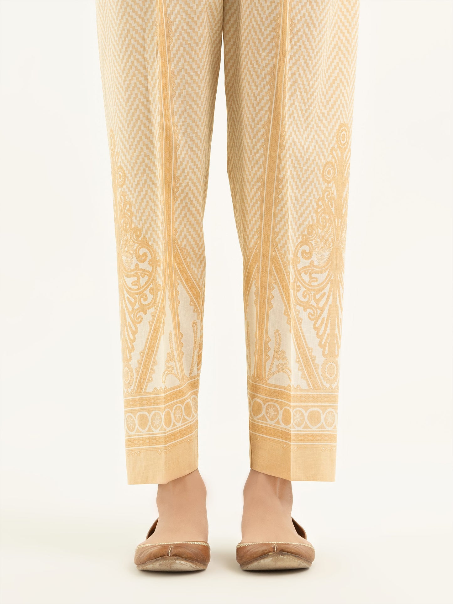 Printed Lawn Trousers(Pret)