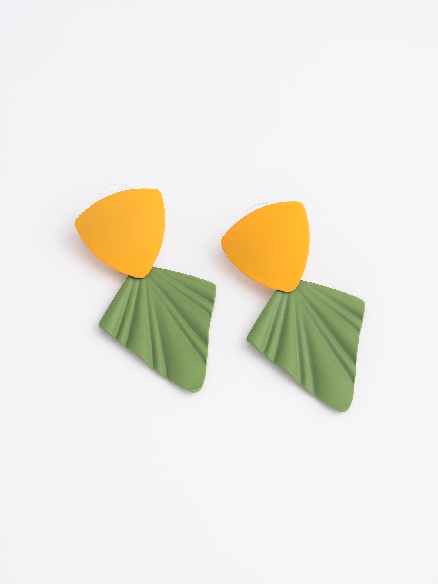 Origami Leaf Earrings