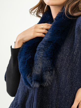 woolen-furr-cape-shawl