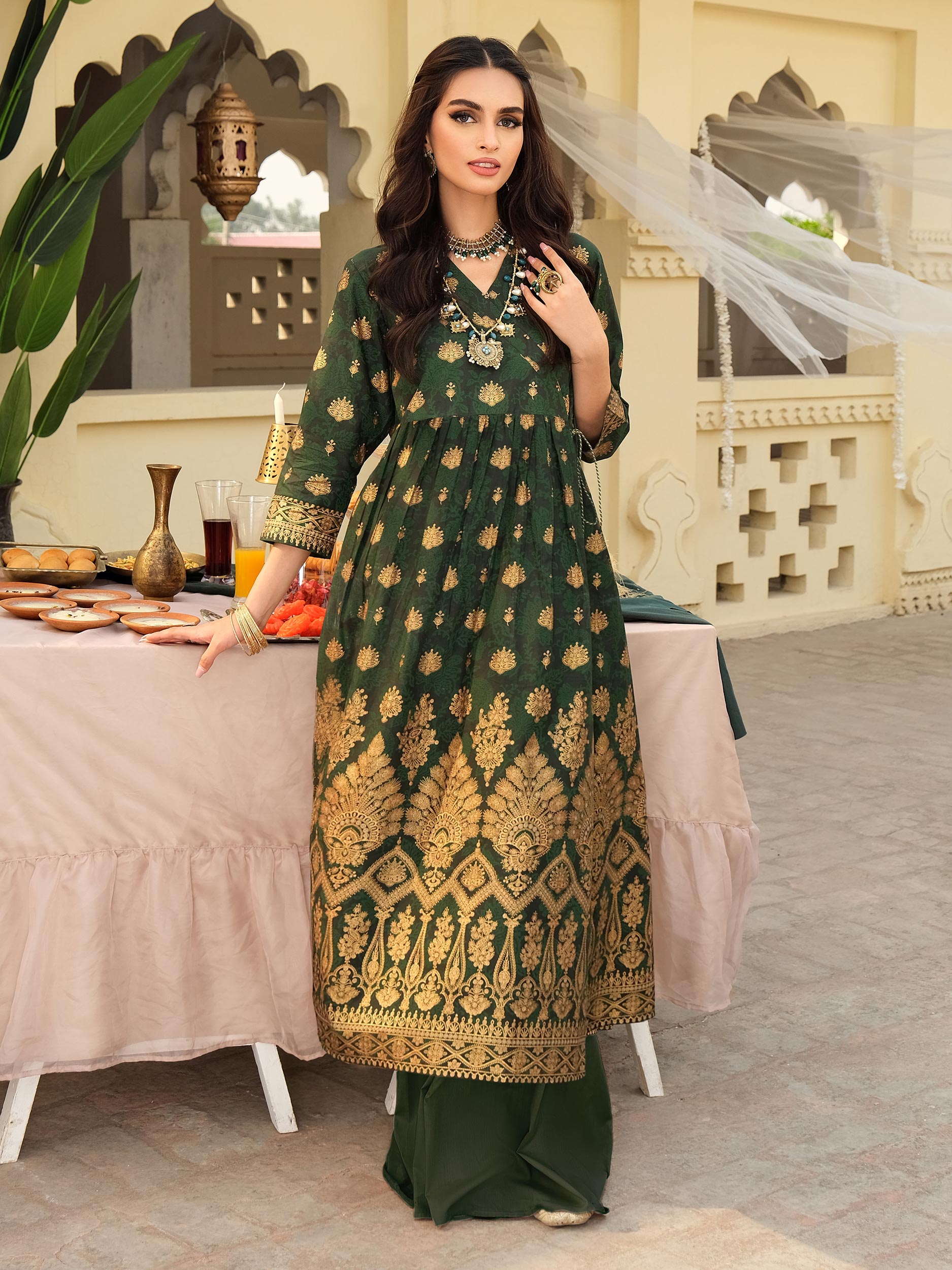 Lawn Long Frock Design Lawn Normal Long Frock Designs For Ladies