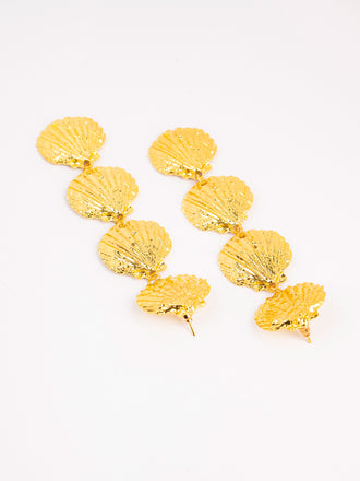 textured-shell-earings