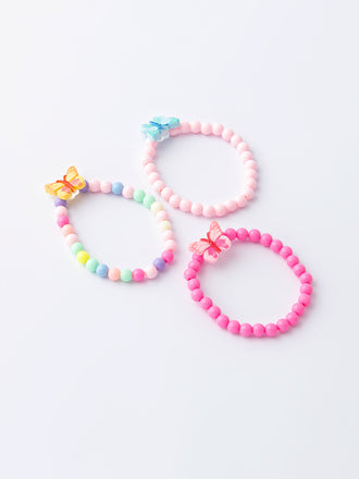 butterfly-beaded-bracelet-set