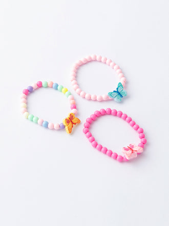 butterfly-beaded-bracelet-set