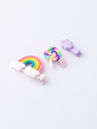 rainbow-snap-clip-set