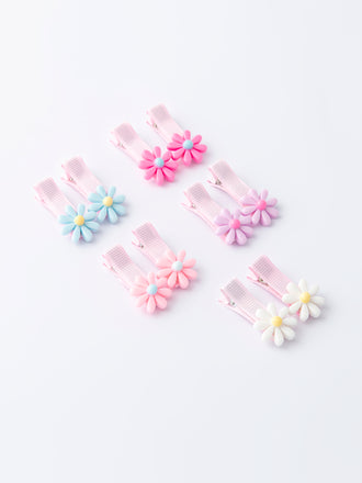 floral-snap-clip-set