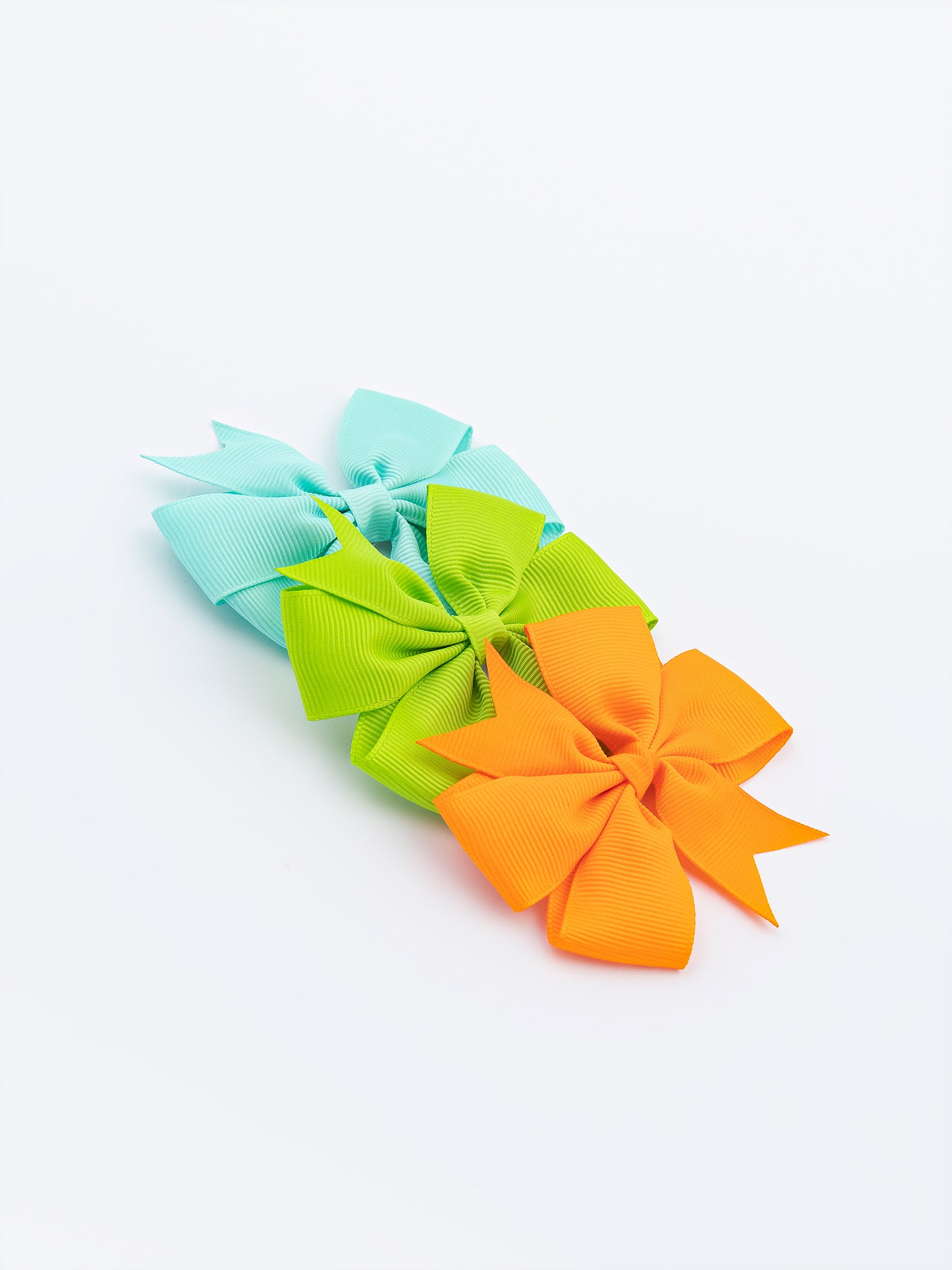 Floral Bow-Tie Snap Clip Set