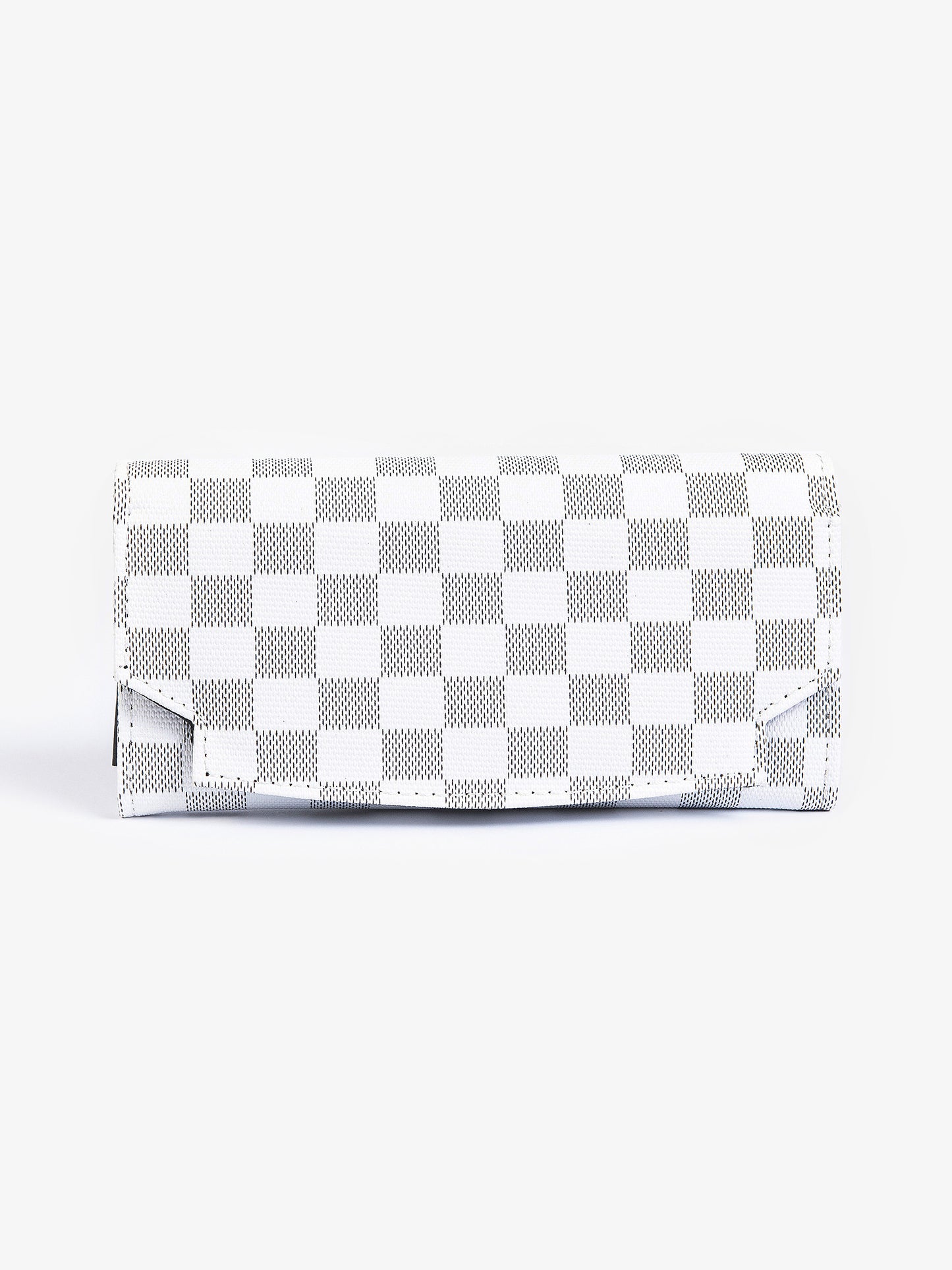 Checkered Print wallet