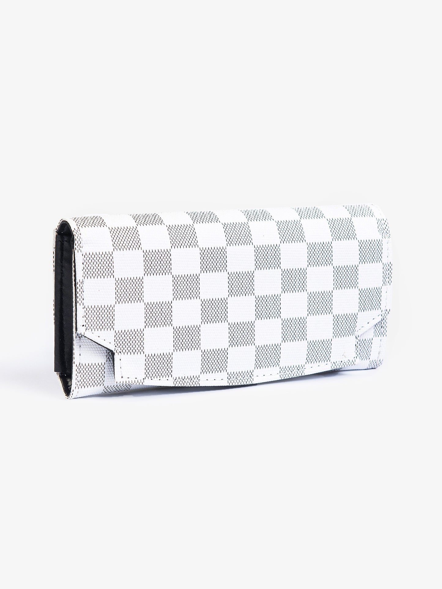 Checkered Print wallet