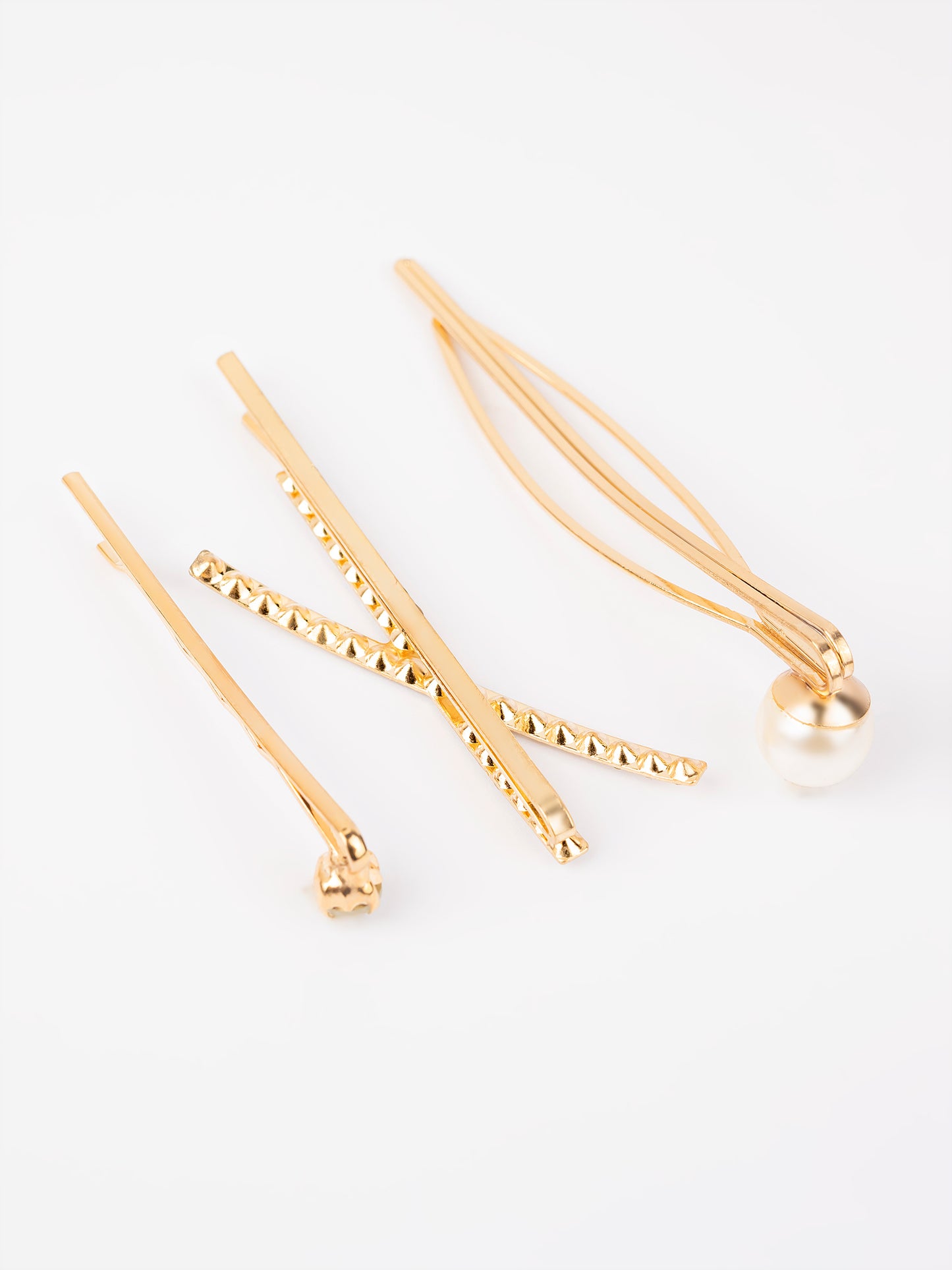 Rhinestone Embellished Hair Pins