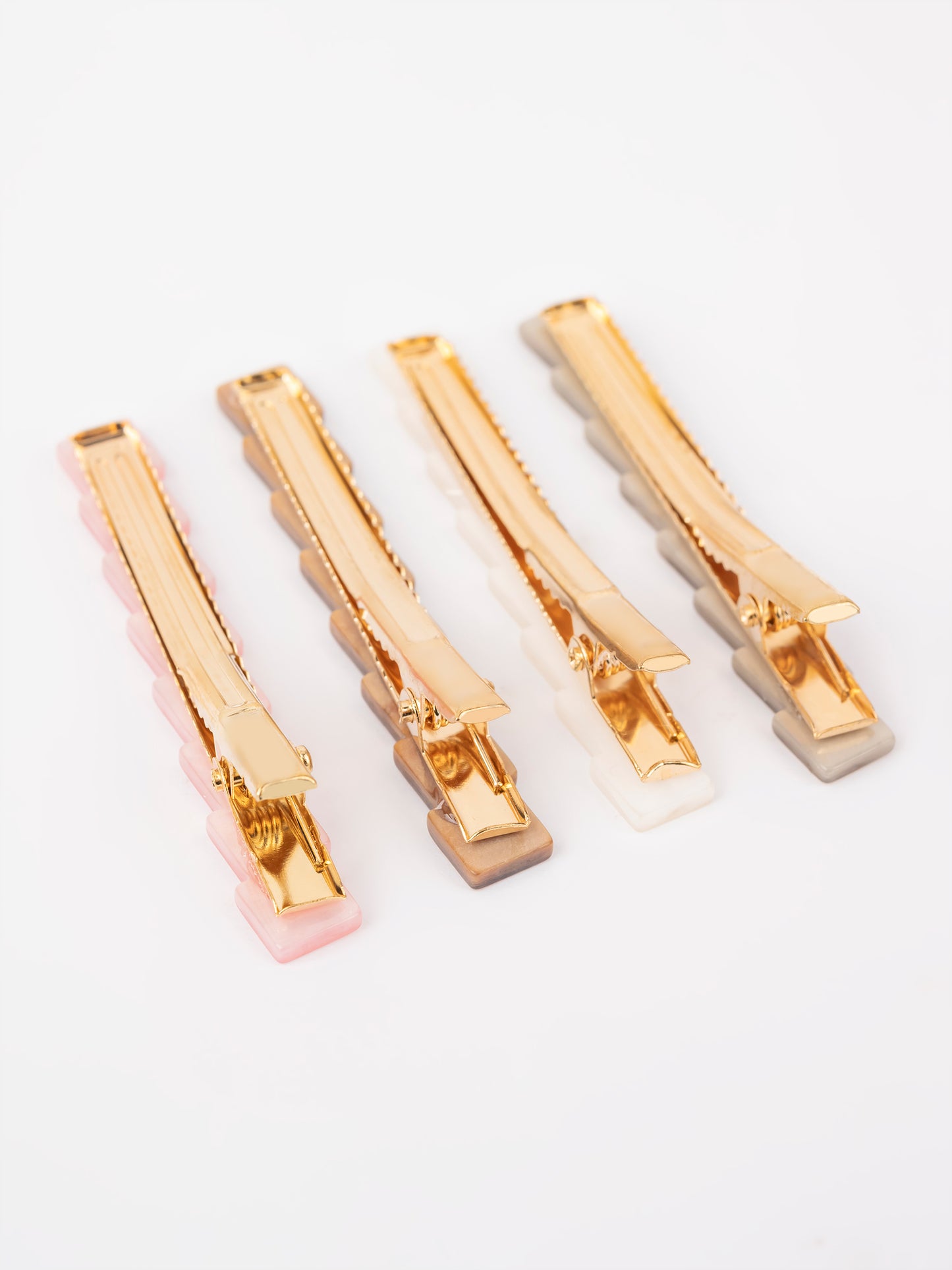 Brick Patterned Hair Clips
