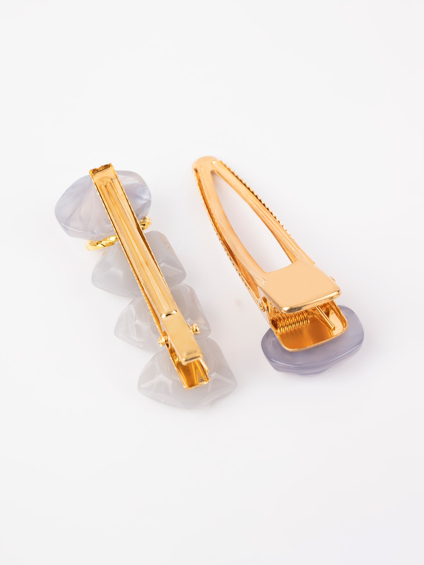 Stone Embellished Hair Clips