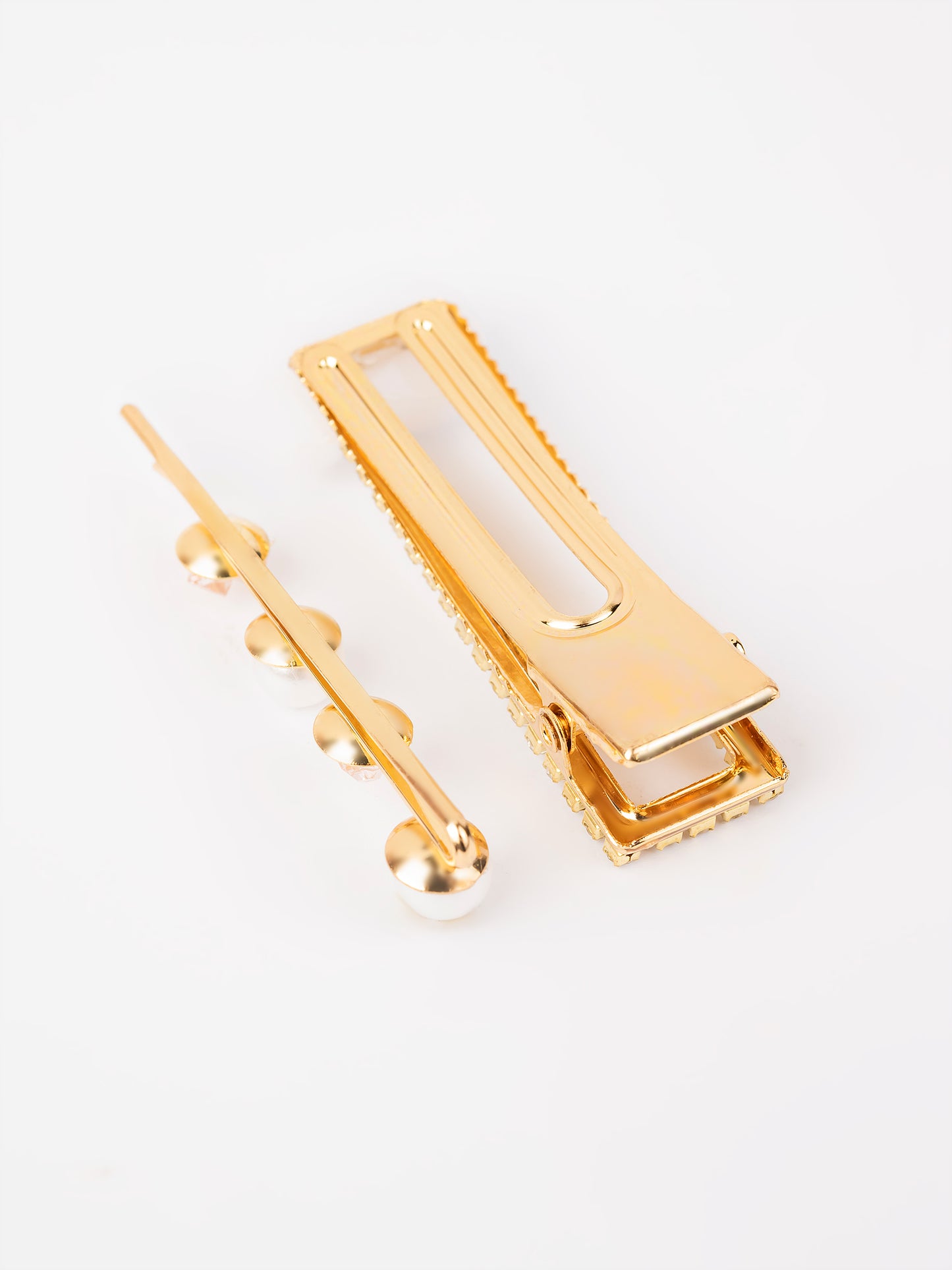 Pear Embellished Hair Clips